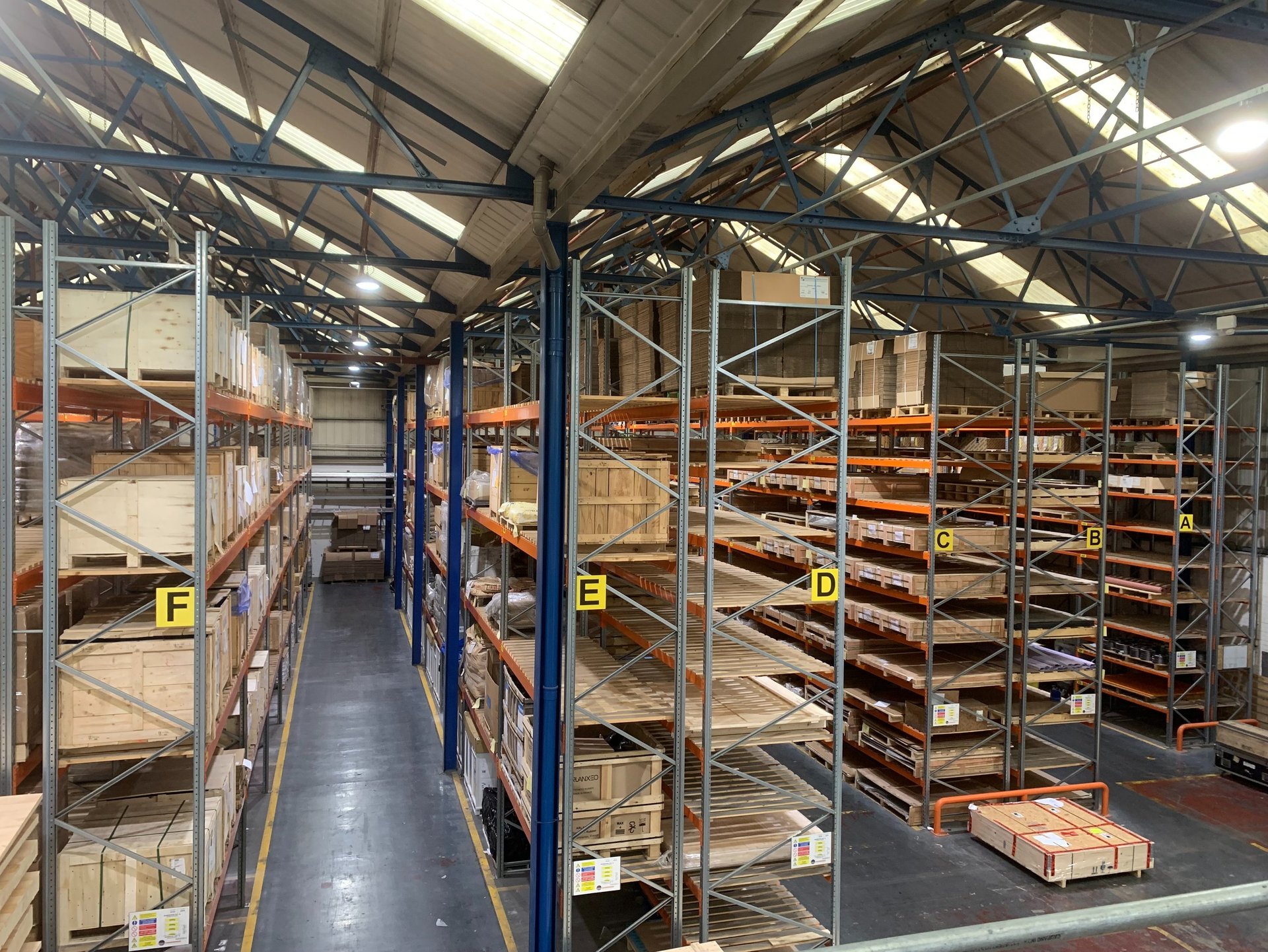 pallet racking deeside