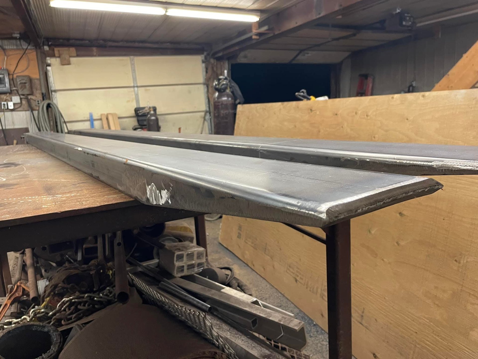 fork lift fork extensions tapered ends