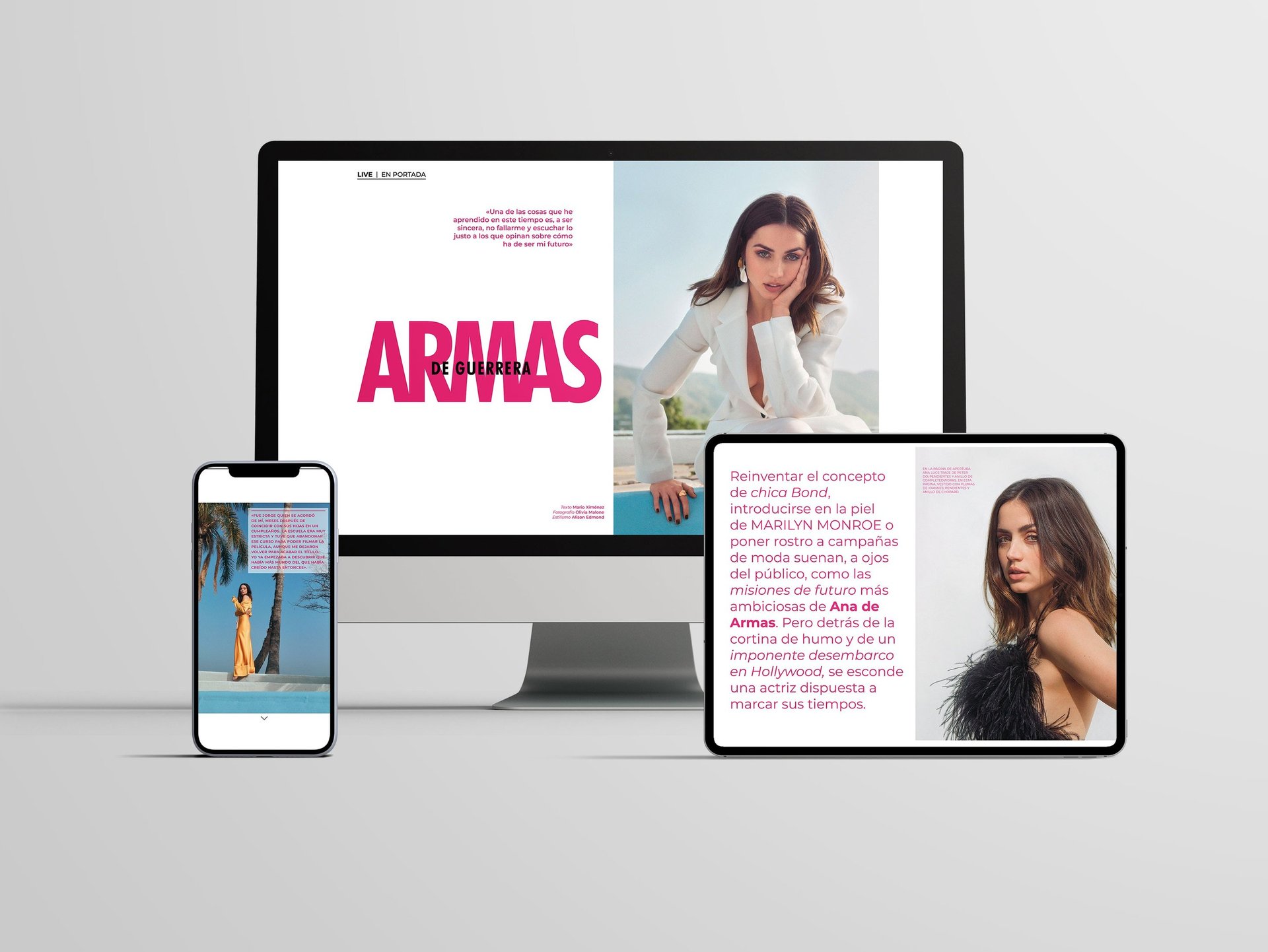 Diseño editorial interativo Lativa Magazine