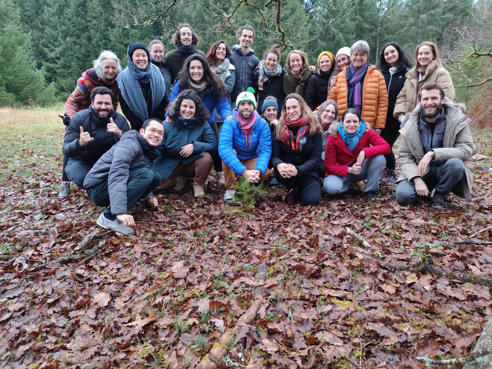 Group picture of retreat participants