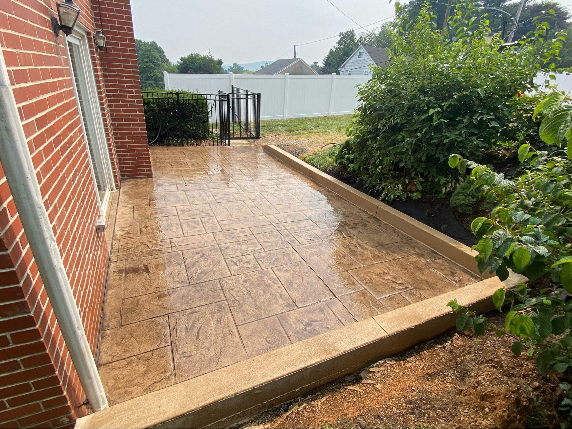 decorative concrete patio berks county