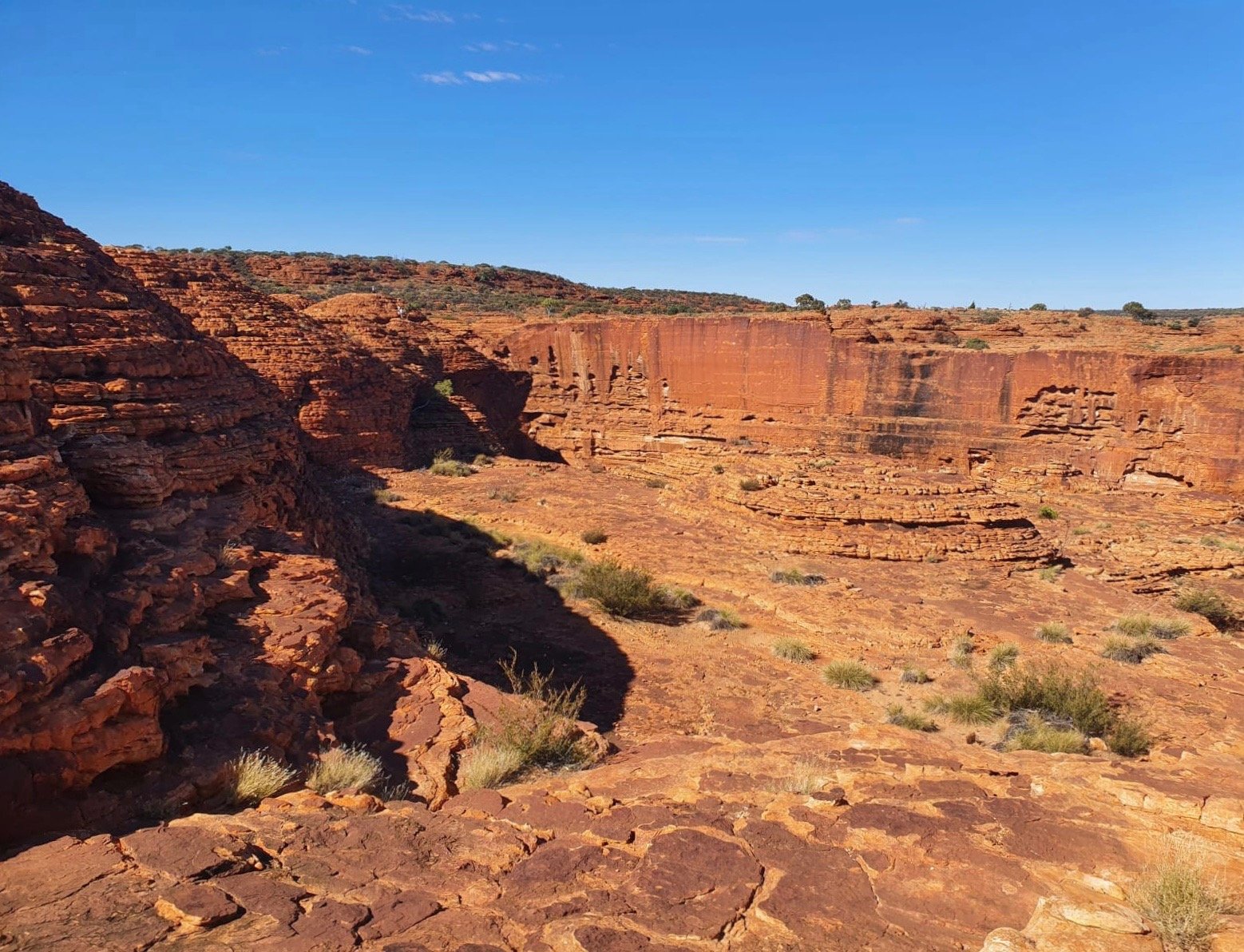 Kings canyon rim walk en australia