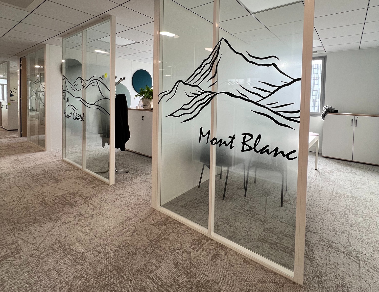 Vitrophanie dépoli dégradé