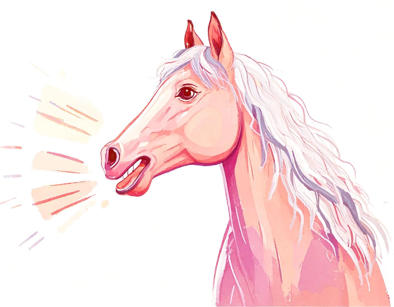 hennissement chez le cheval