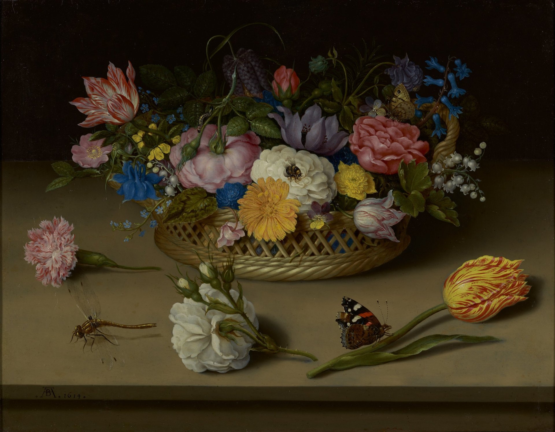 Nature morte de fleurs par Ambrosius Bosschaert l'Ancien
