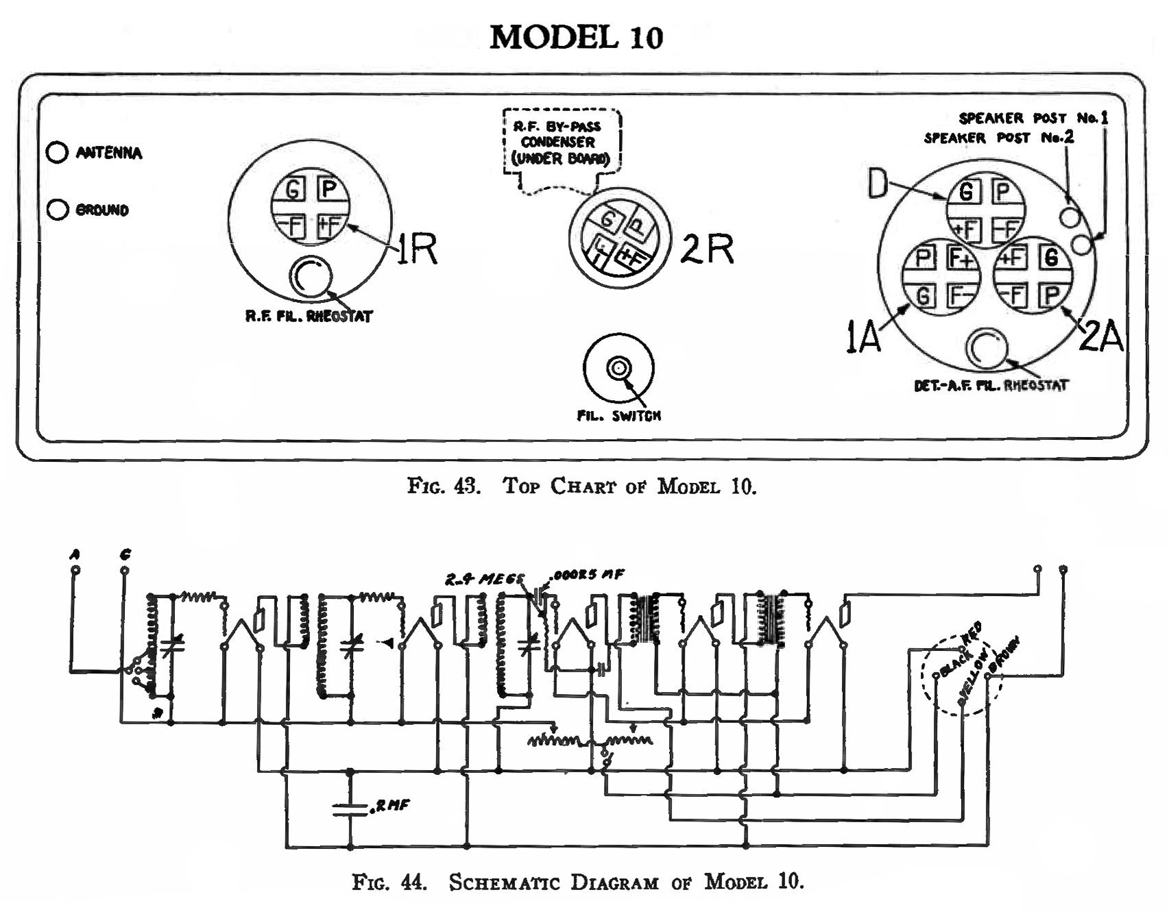 Atwater Kent Factory Schematic Model 10C