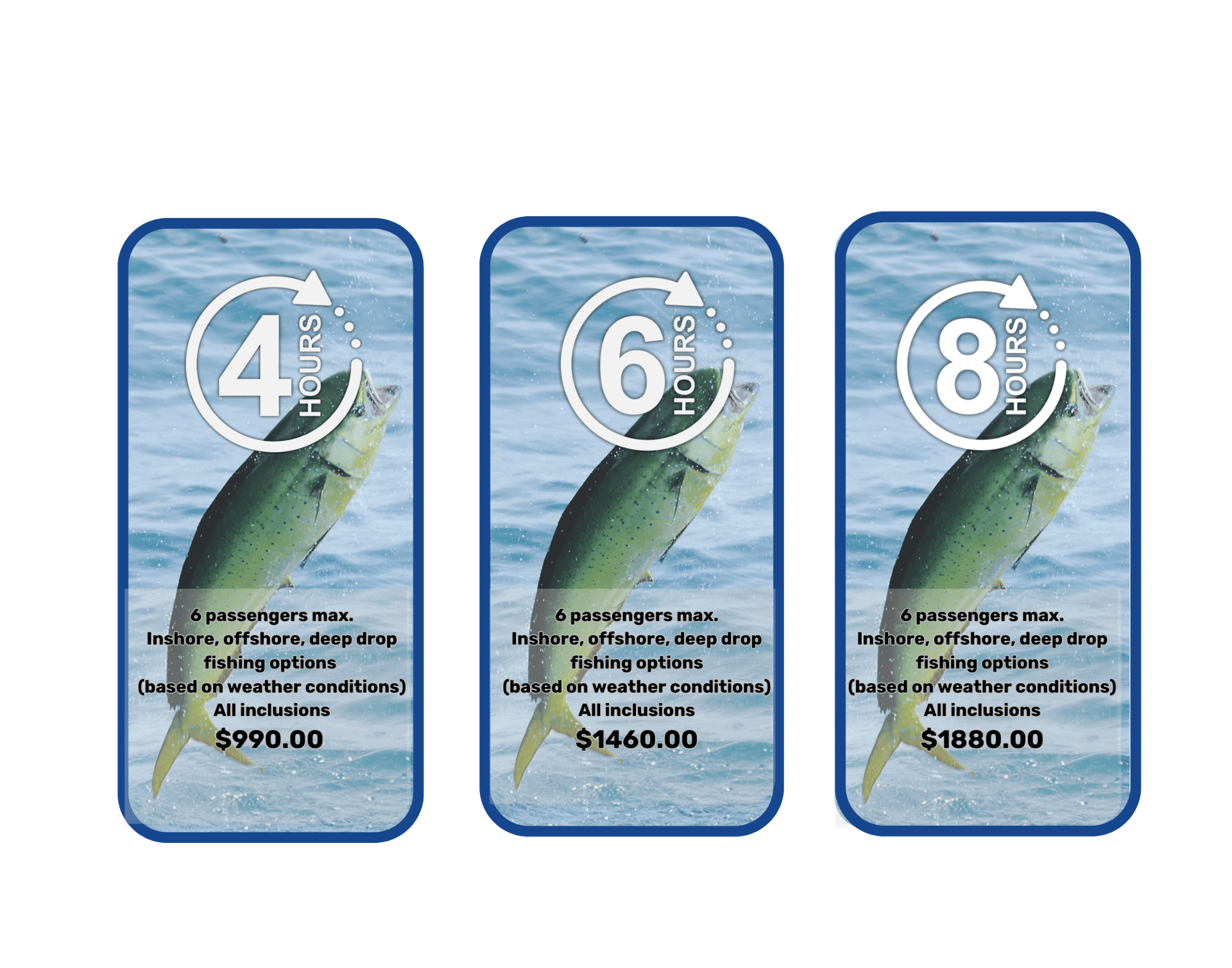 fishing charter booking graphic 