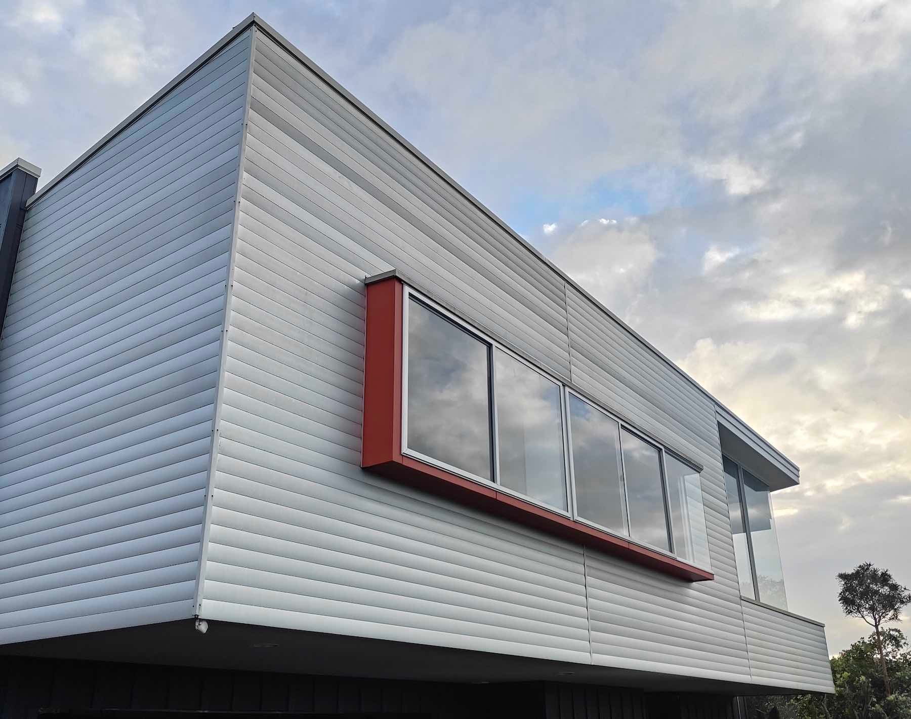 Aluminium reclad in Mangawhai - CHR Builders