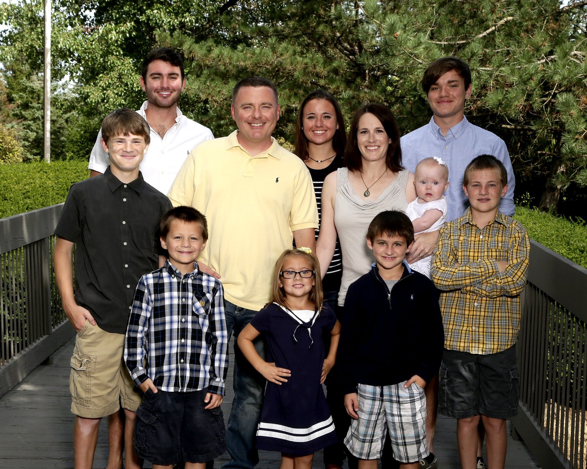 Shawn Kaeser and his family