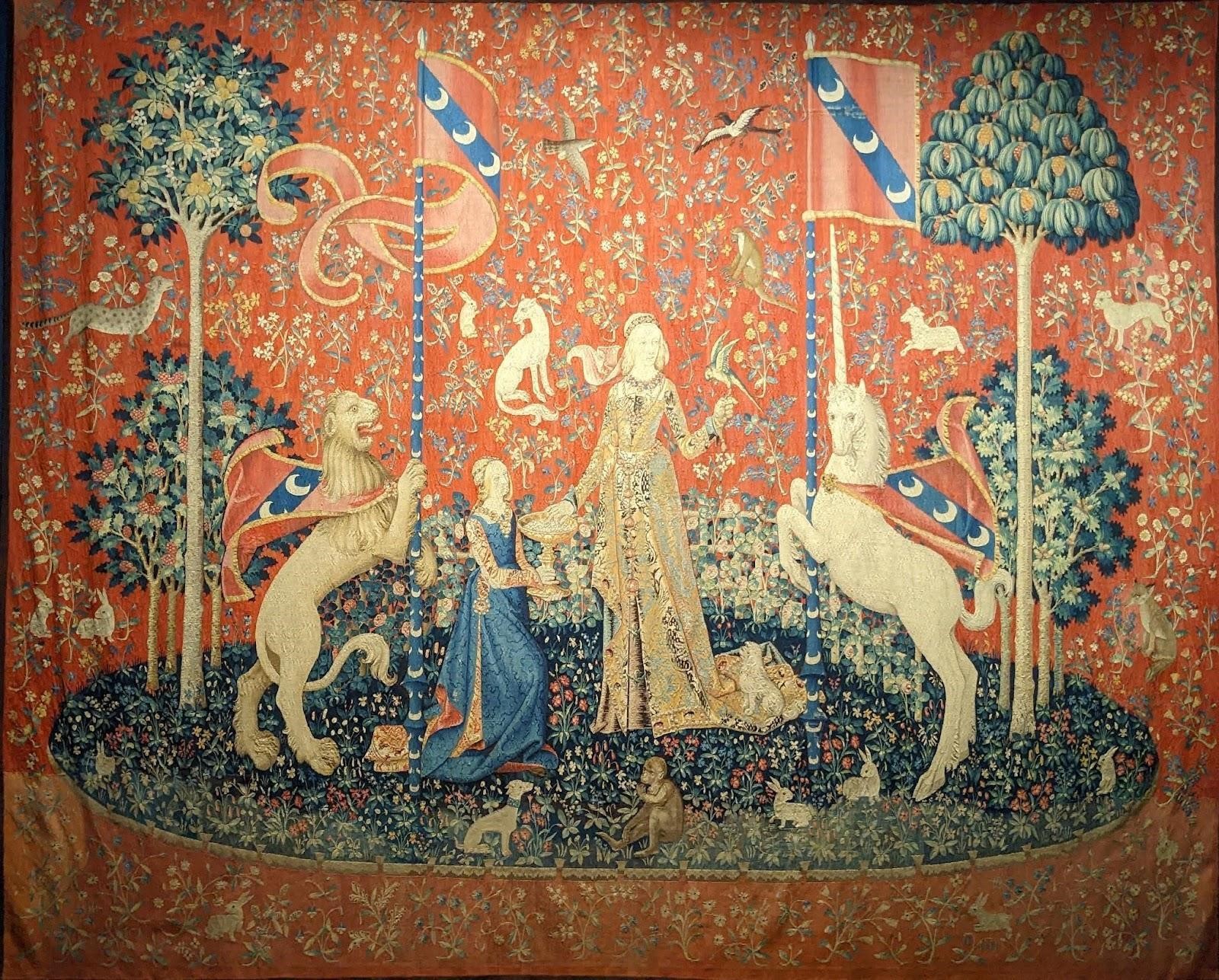 Tapisserie de La Dame à la Licorne. Goût
