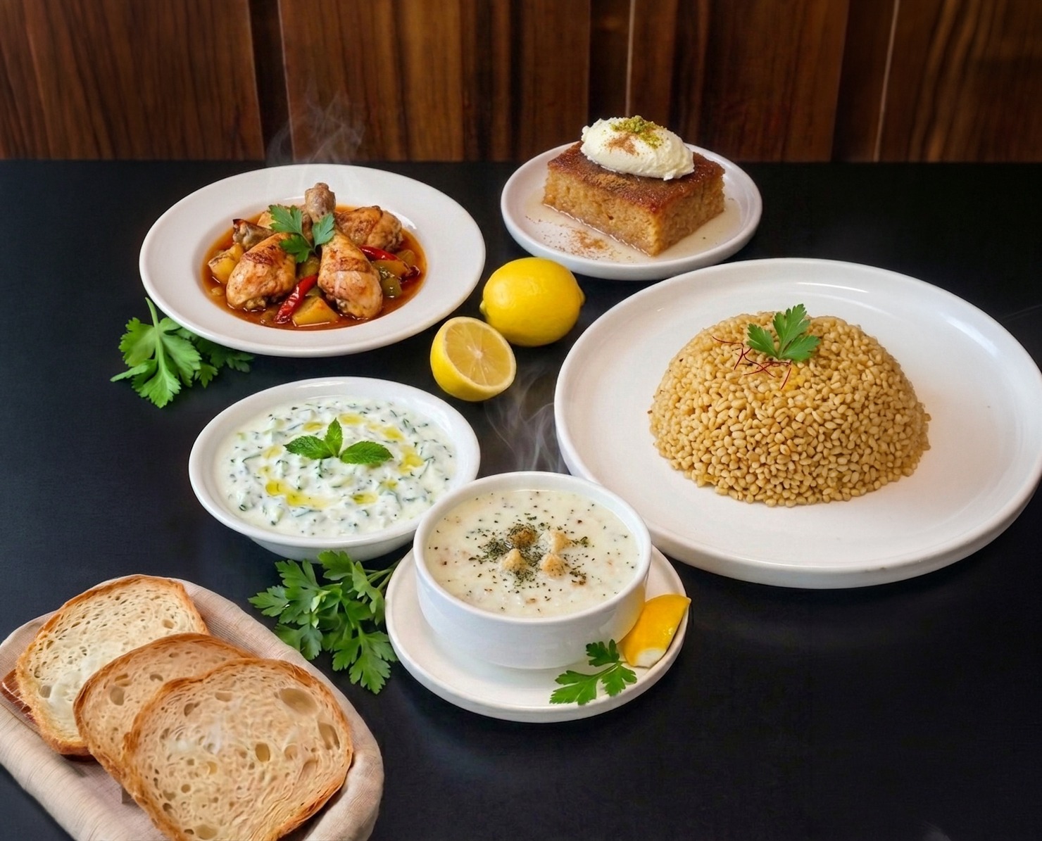 Isparta düğün ve fabrika toplu yemek tedarik hizmeti dengeli tavuk yemeği menü