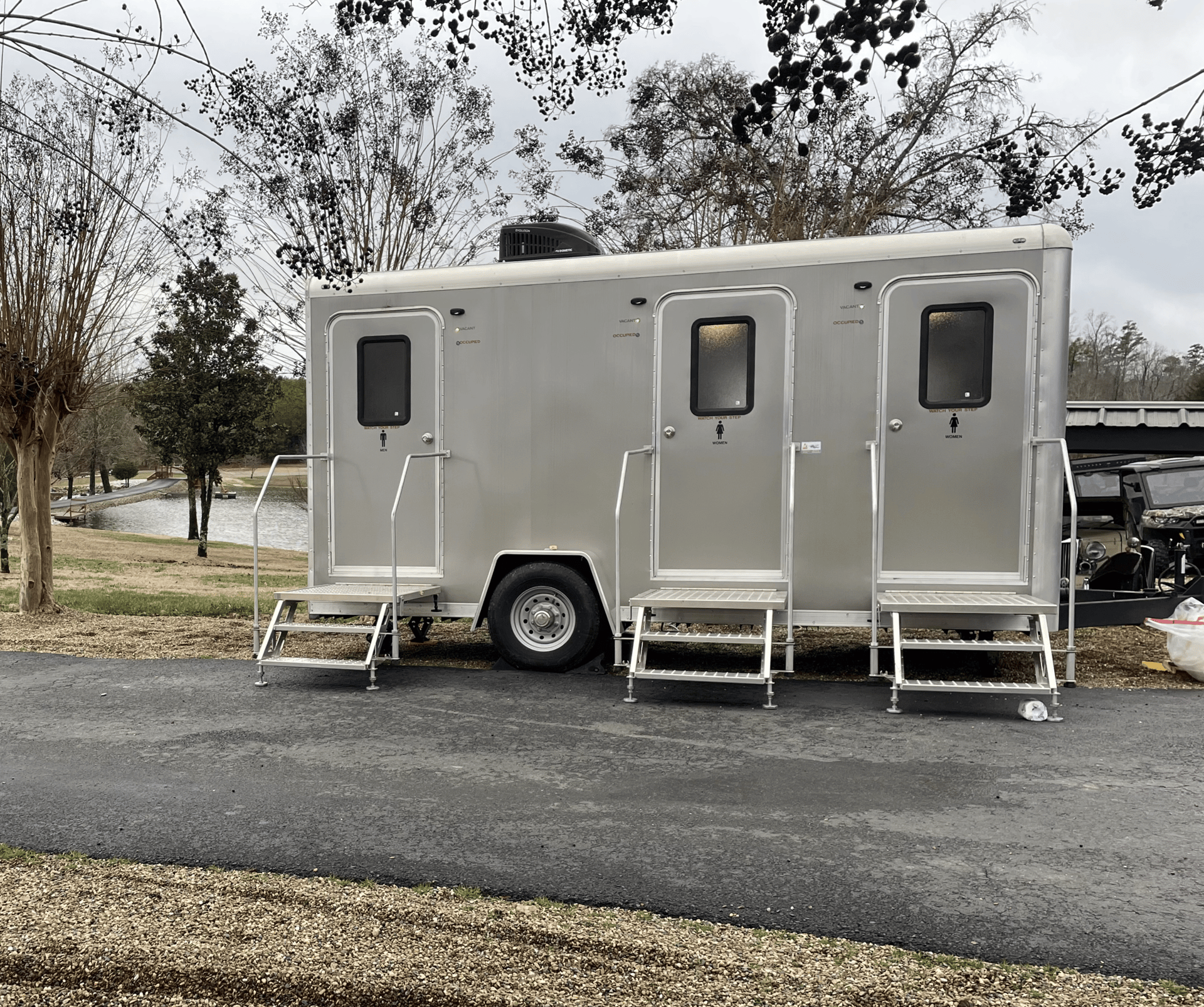Luxury restroom trailer Texarkana