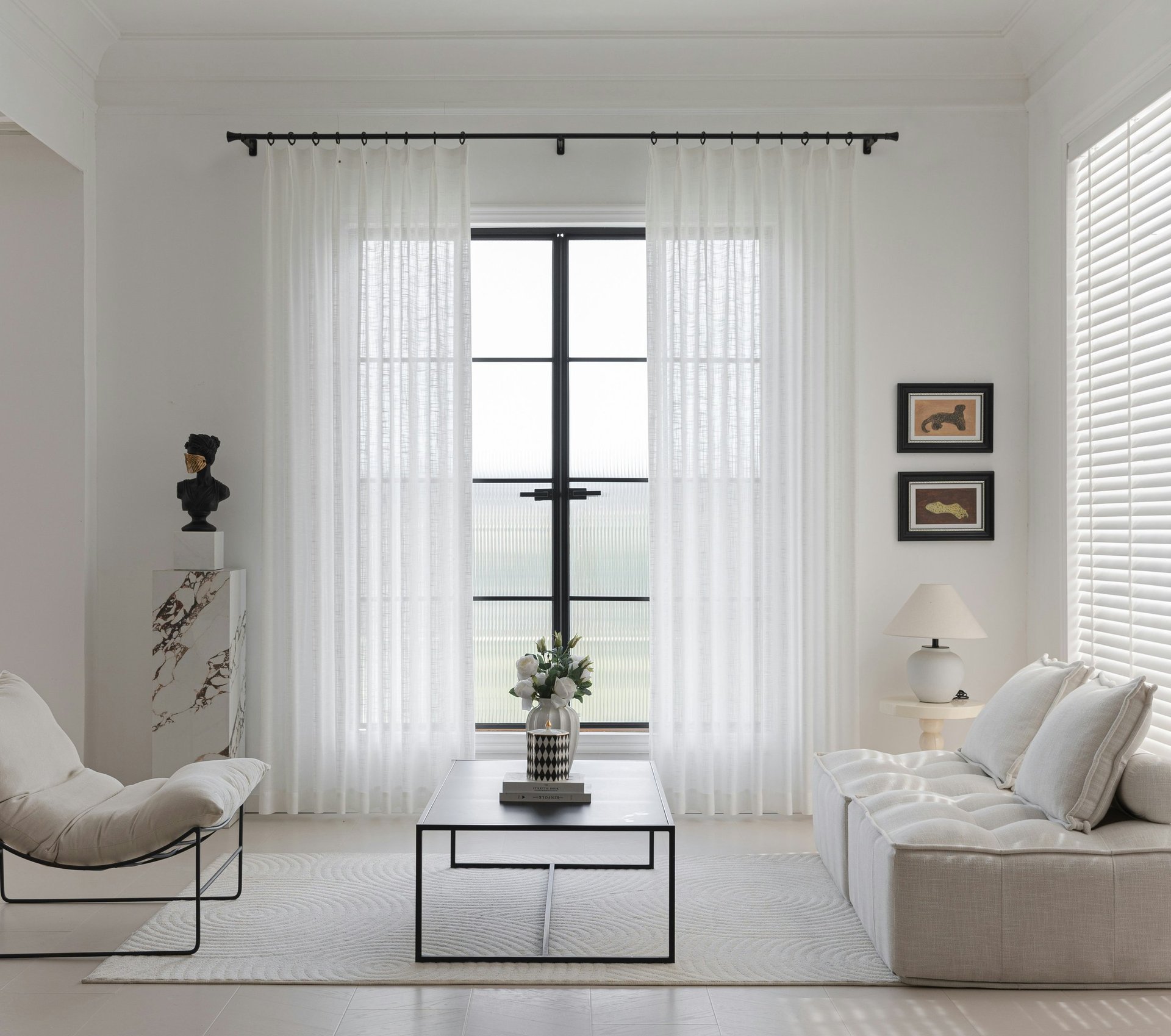 tül perde, rustik perde, modern perde