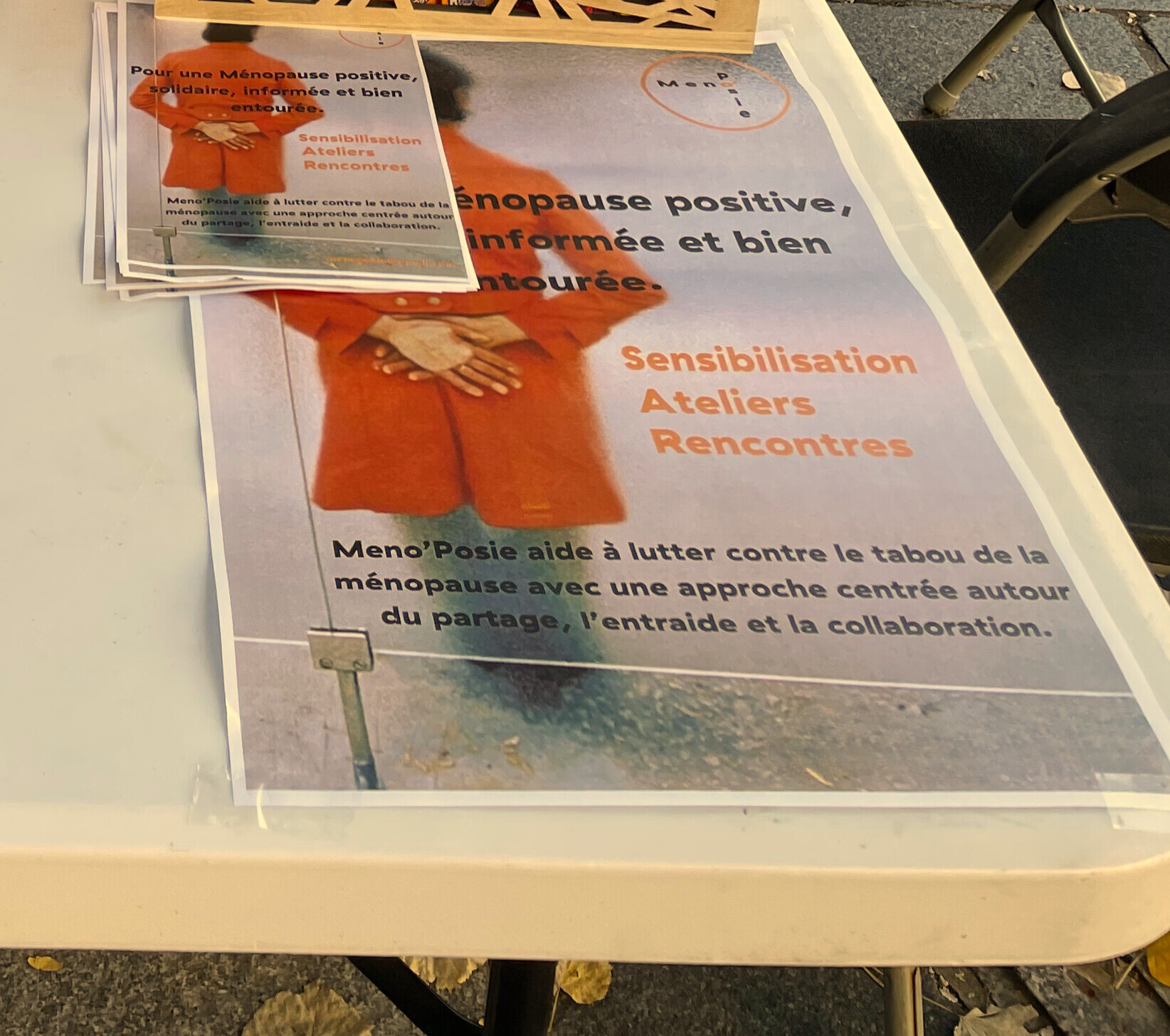 affiche Meno'Posie, association ménopause
