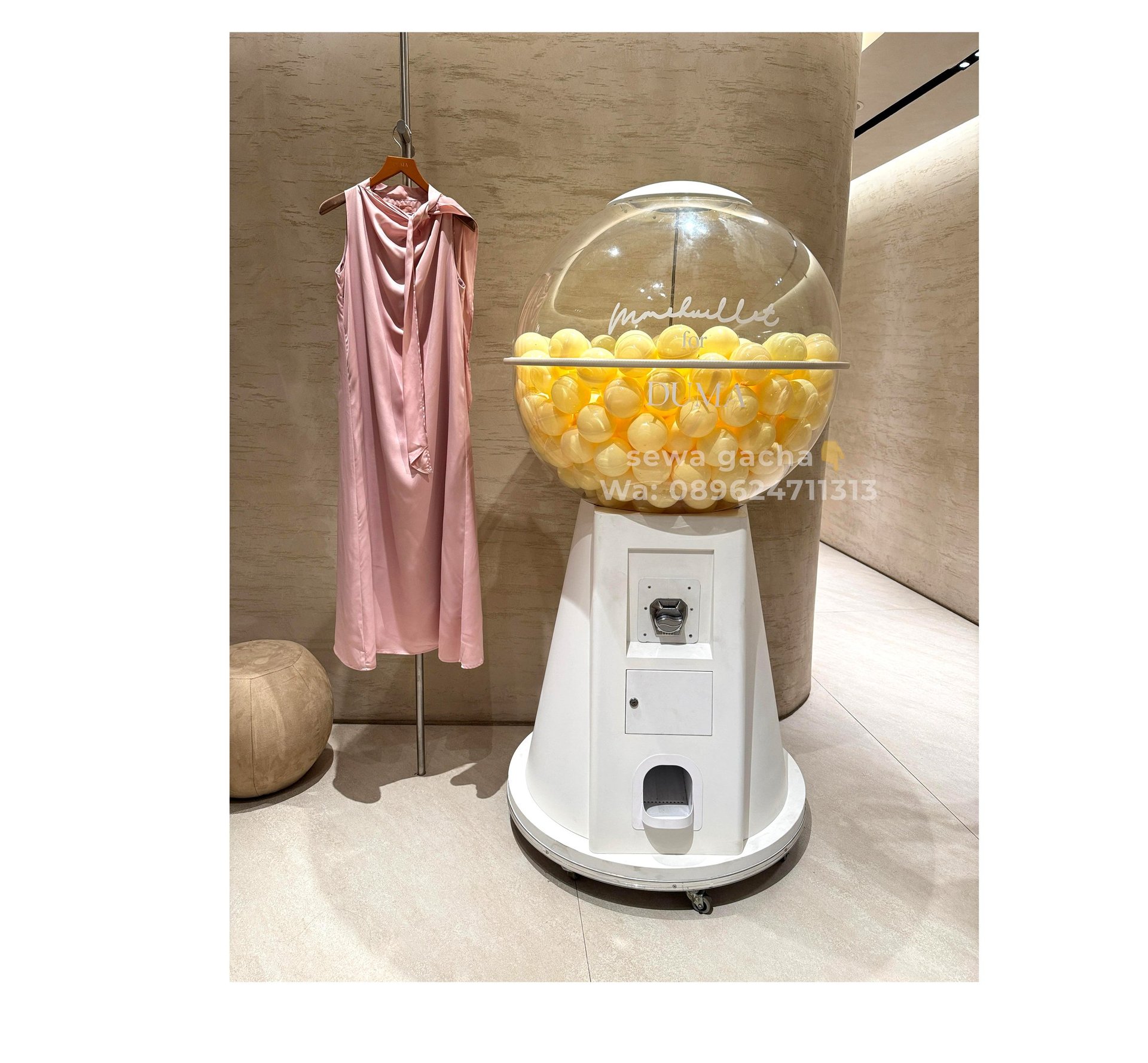 sewa mesin gacha gachapon jumbo