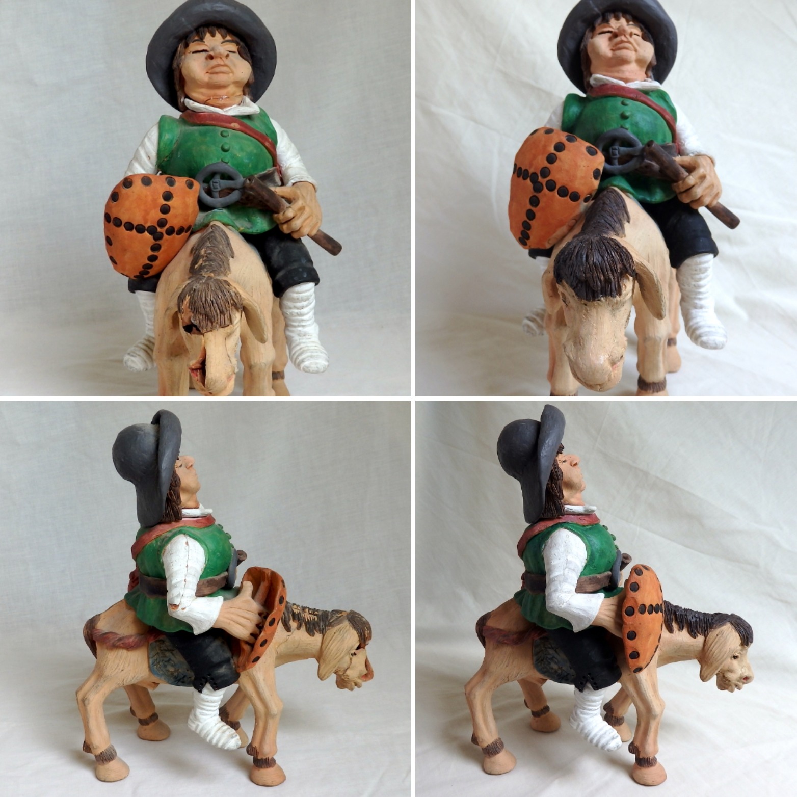 Sancho panzo before and after conservation