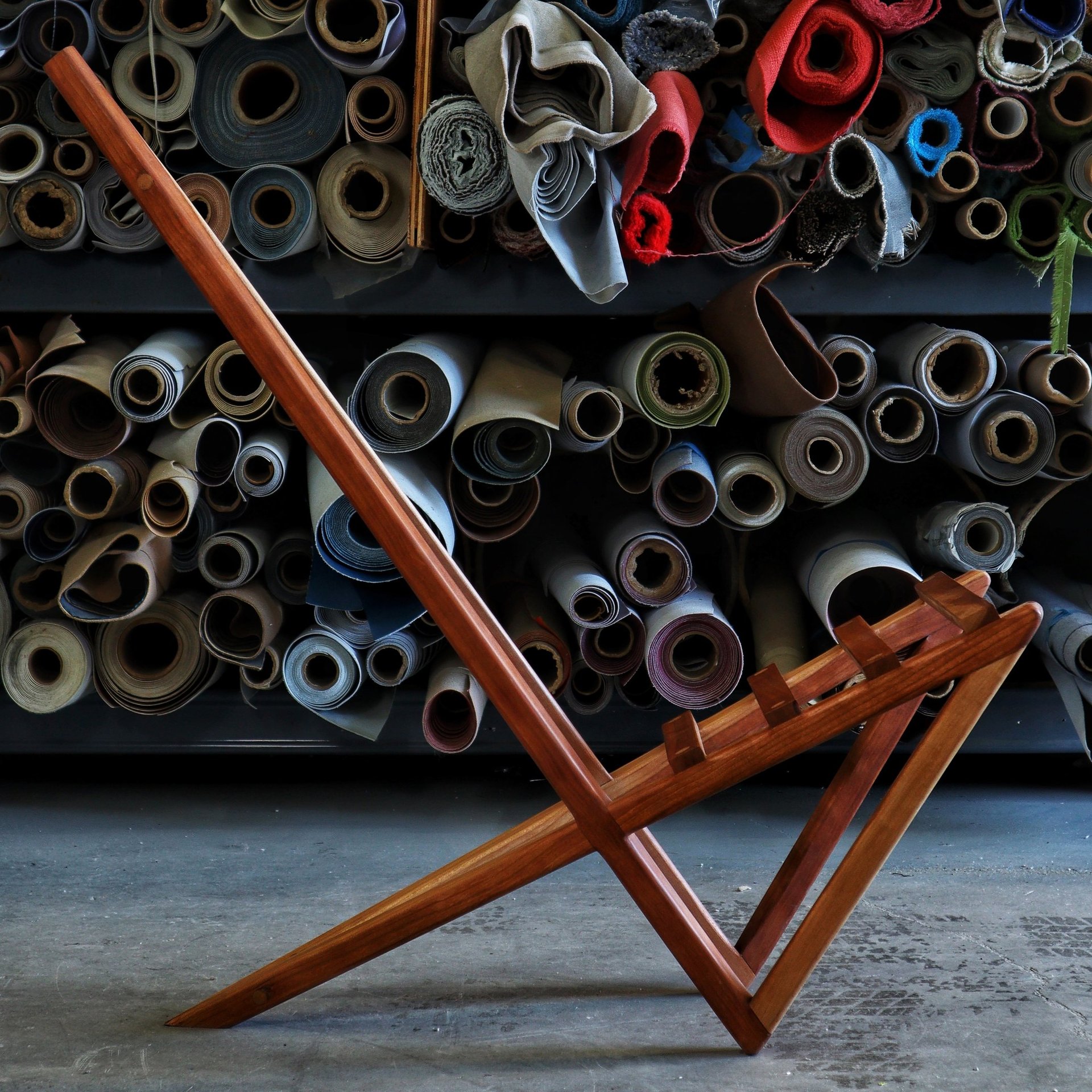 Cool wooden lounge chair