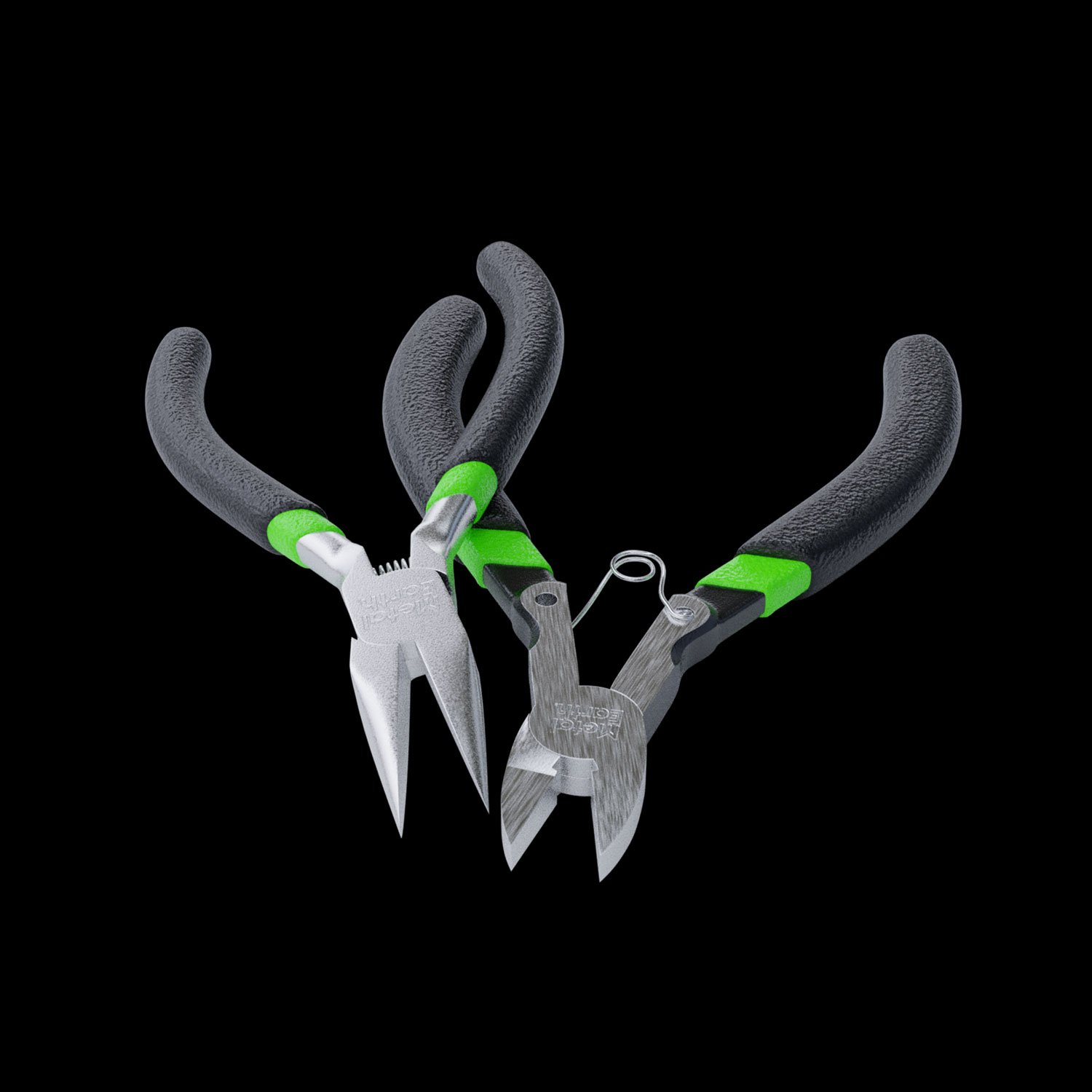 Metal earth tools 3d render