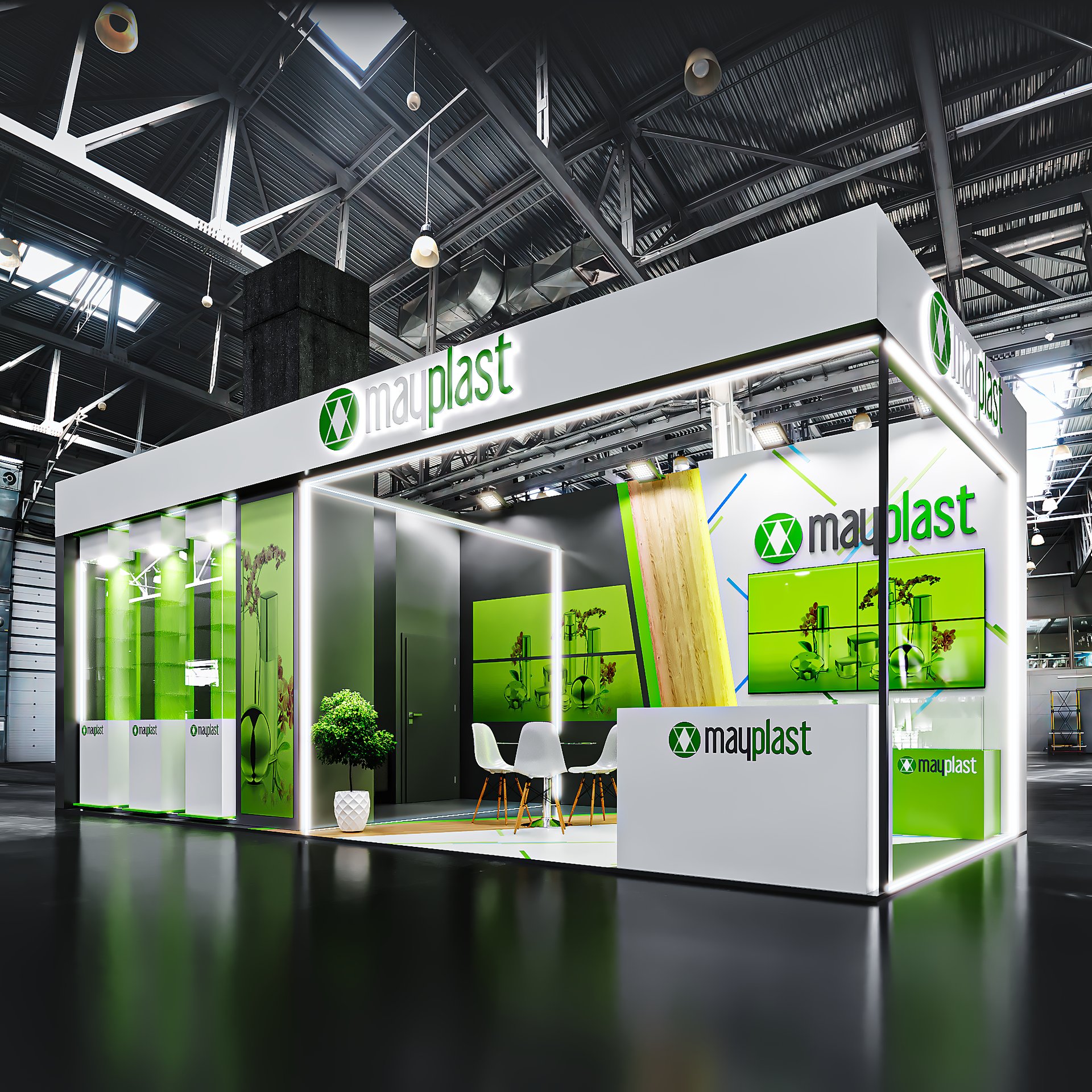 Custom exhibition stand design by World Expo Pro