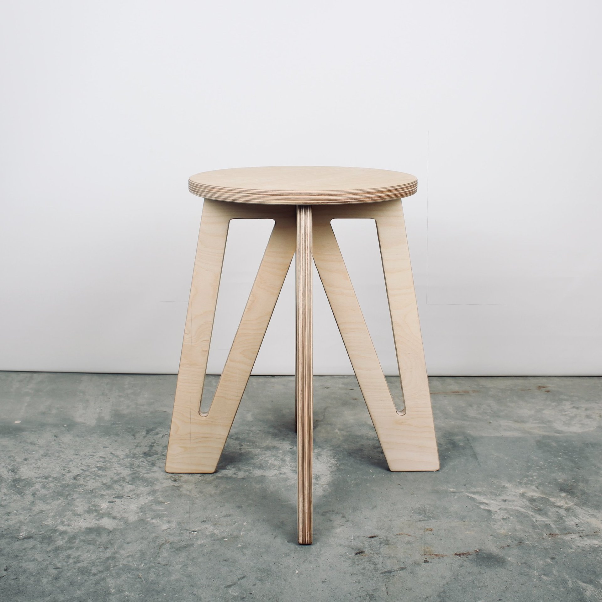 Stool - best seller design - minilamist wooden stool - end table - side table