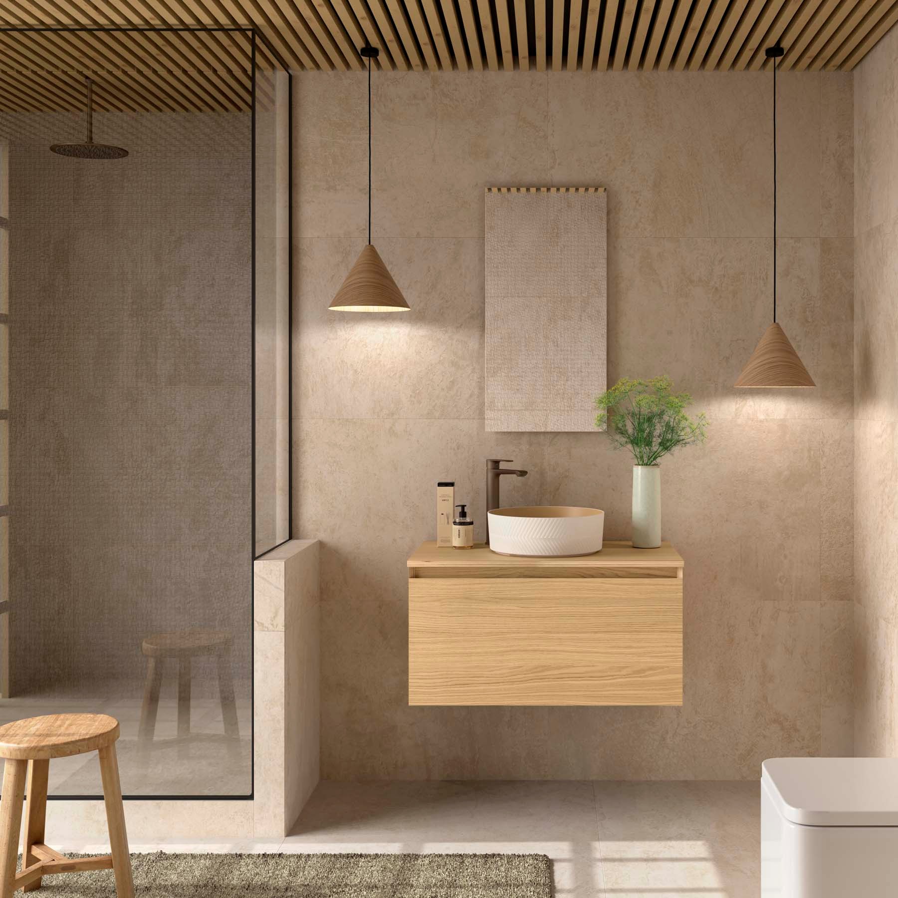 salgar wooden bathroom unit