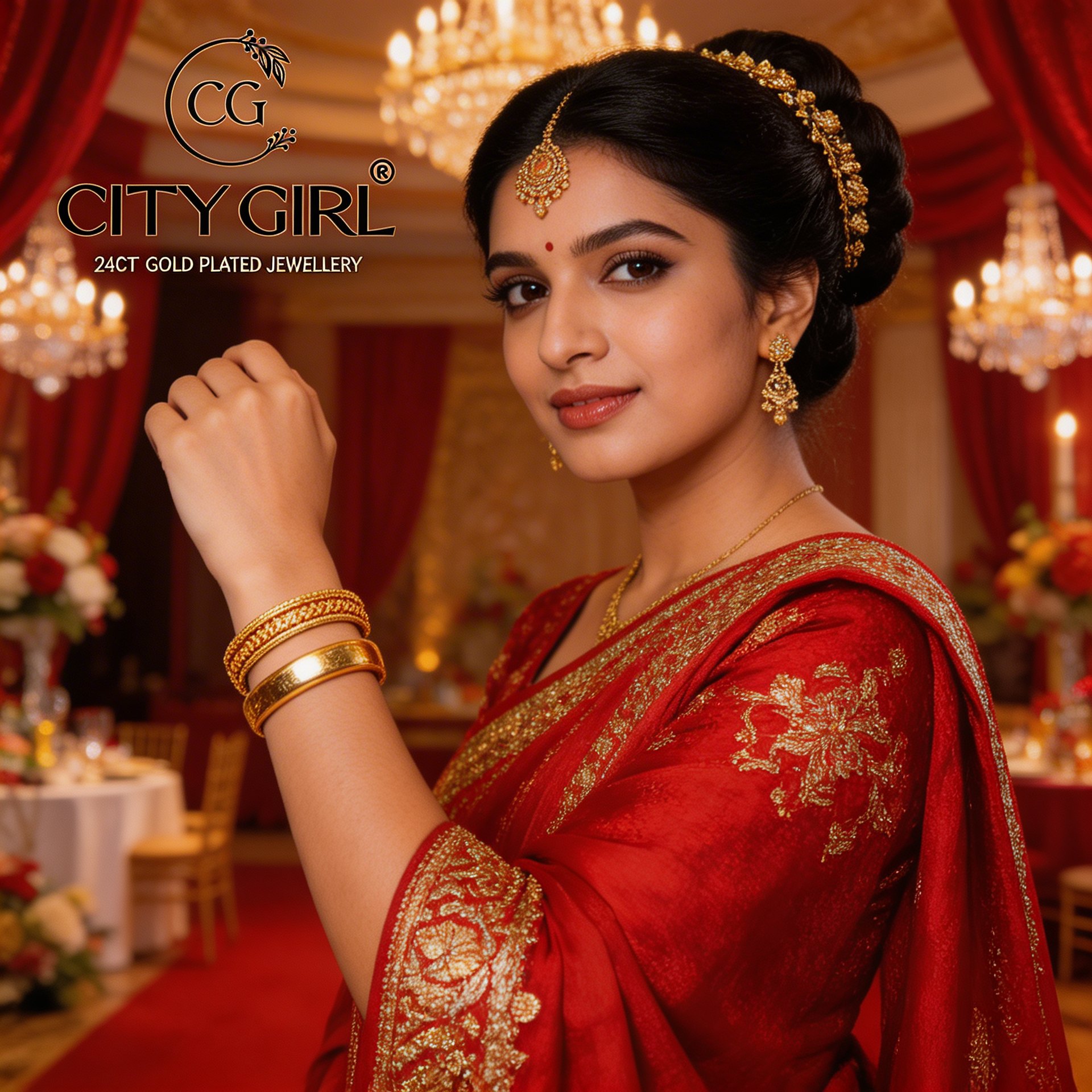 City Girl Jewellery - citygirlbangles - 18 Carat Gold Plated  - Customized - Bangles Set