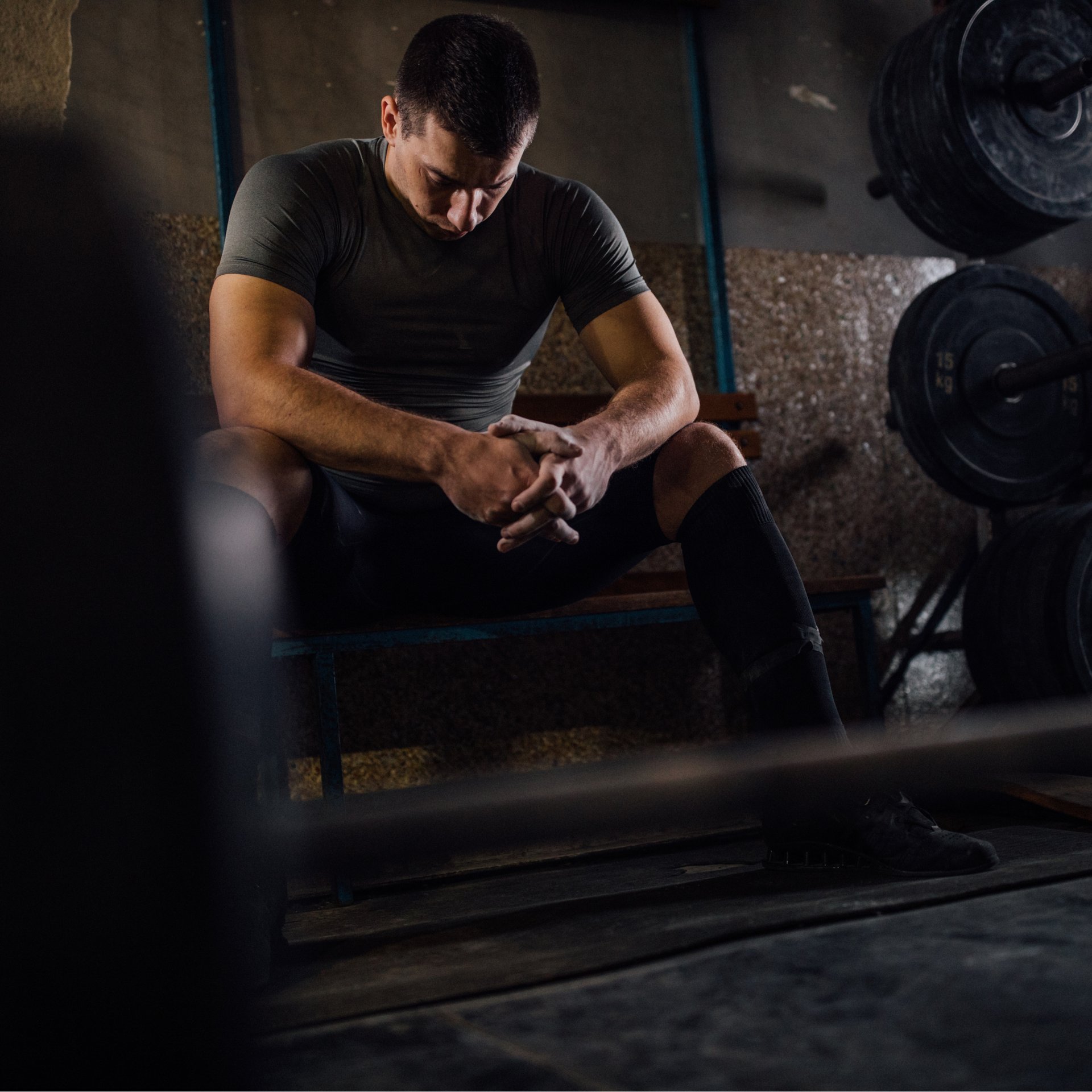 sportif qui utilise la relaxation