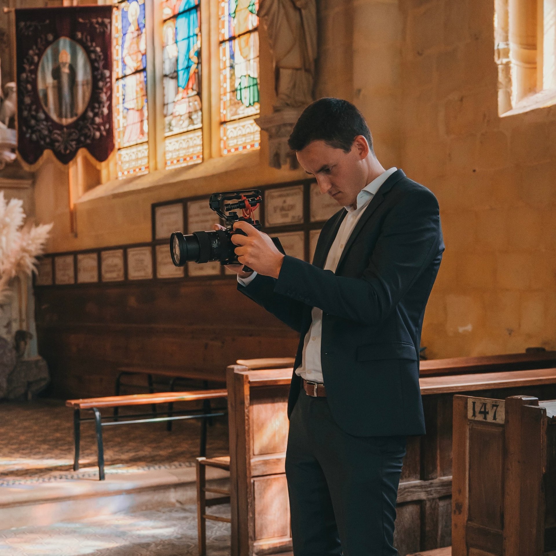 Vidéaste Victor LEPECQUET qui filme