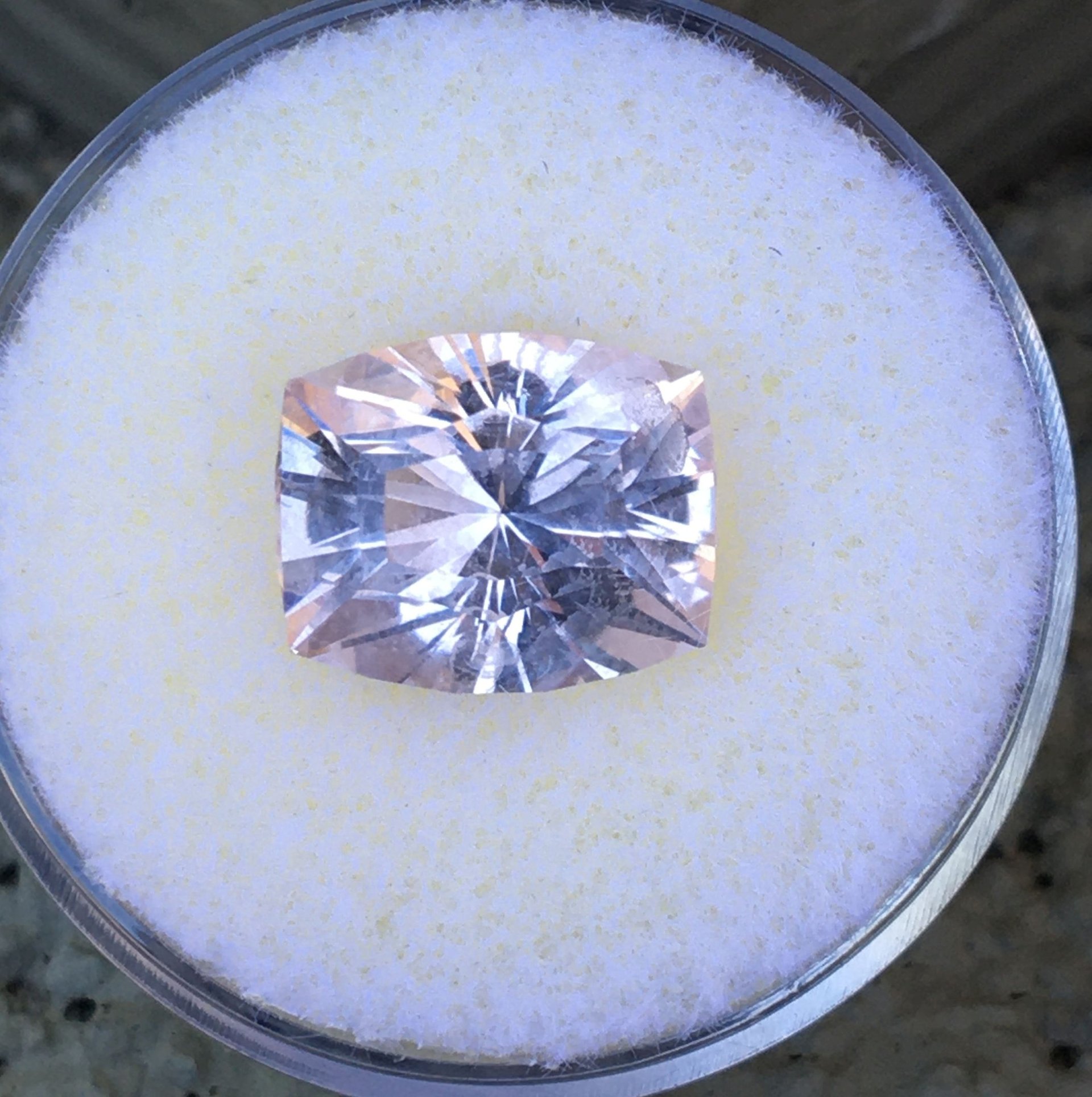 Morganite Gemstone Art