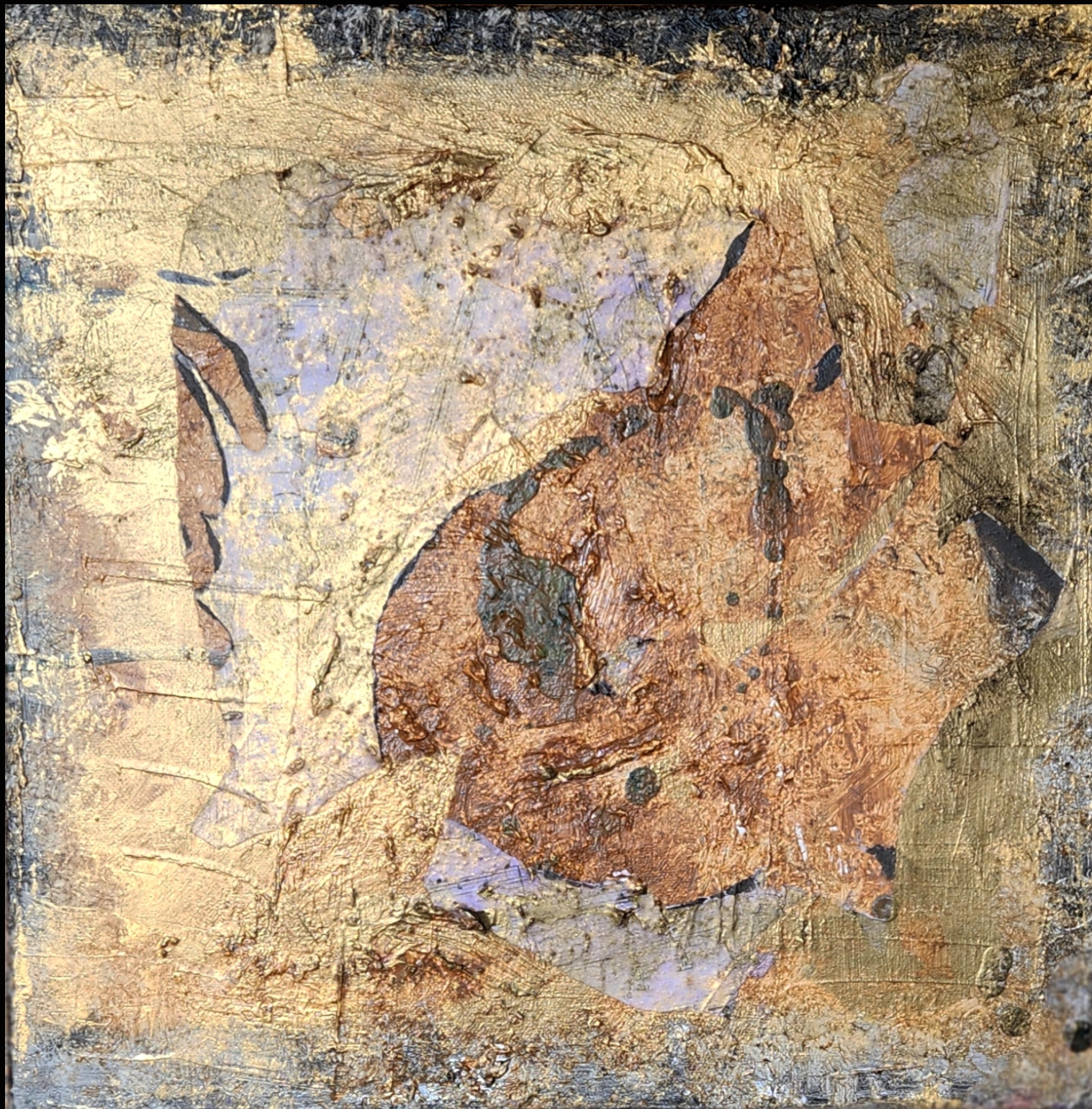 cuadro abstracto  de Eva Mas artista emergente