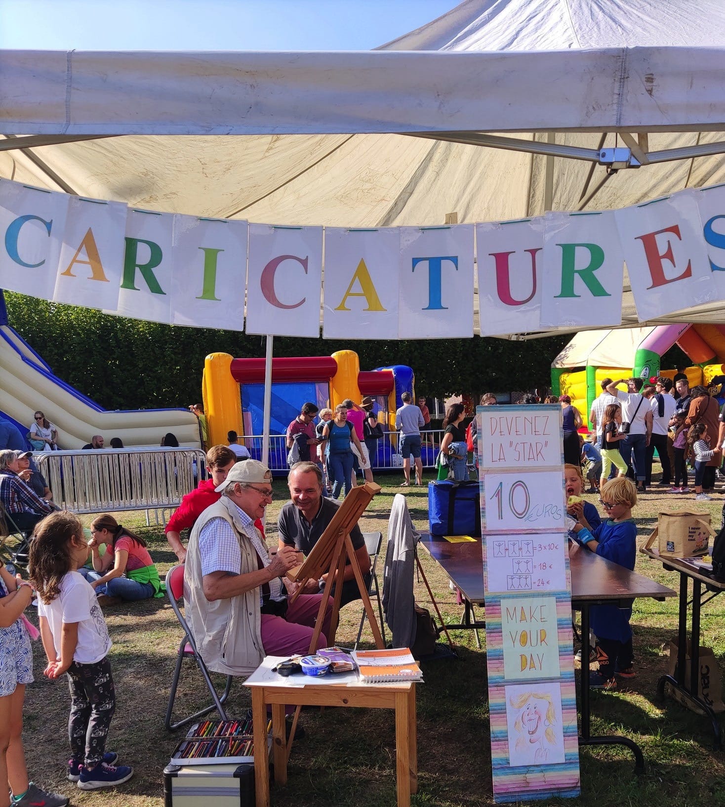 Photo d'ambiance à la fête de Kraainem