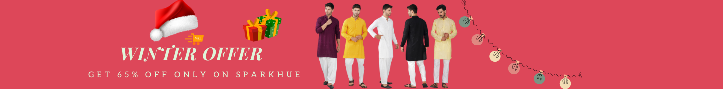 a group of people standing in front of a red background