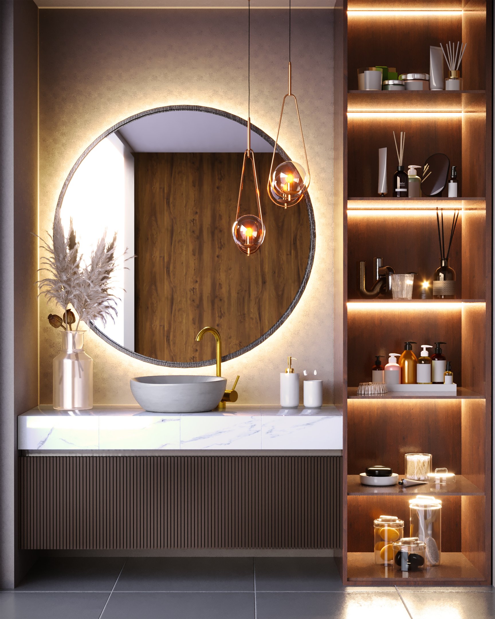 Mdain Hotel Guest Amenities Placed In A Bathroom 