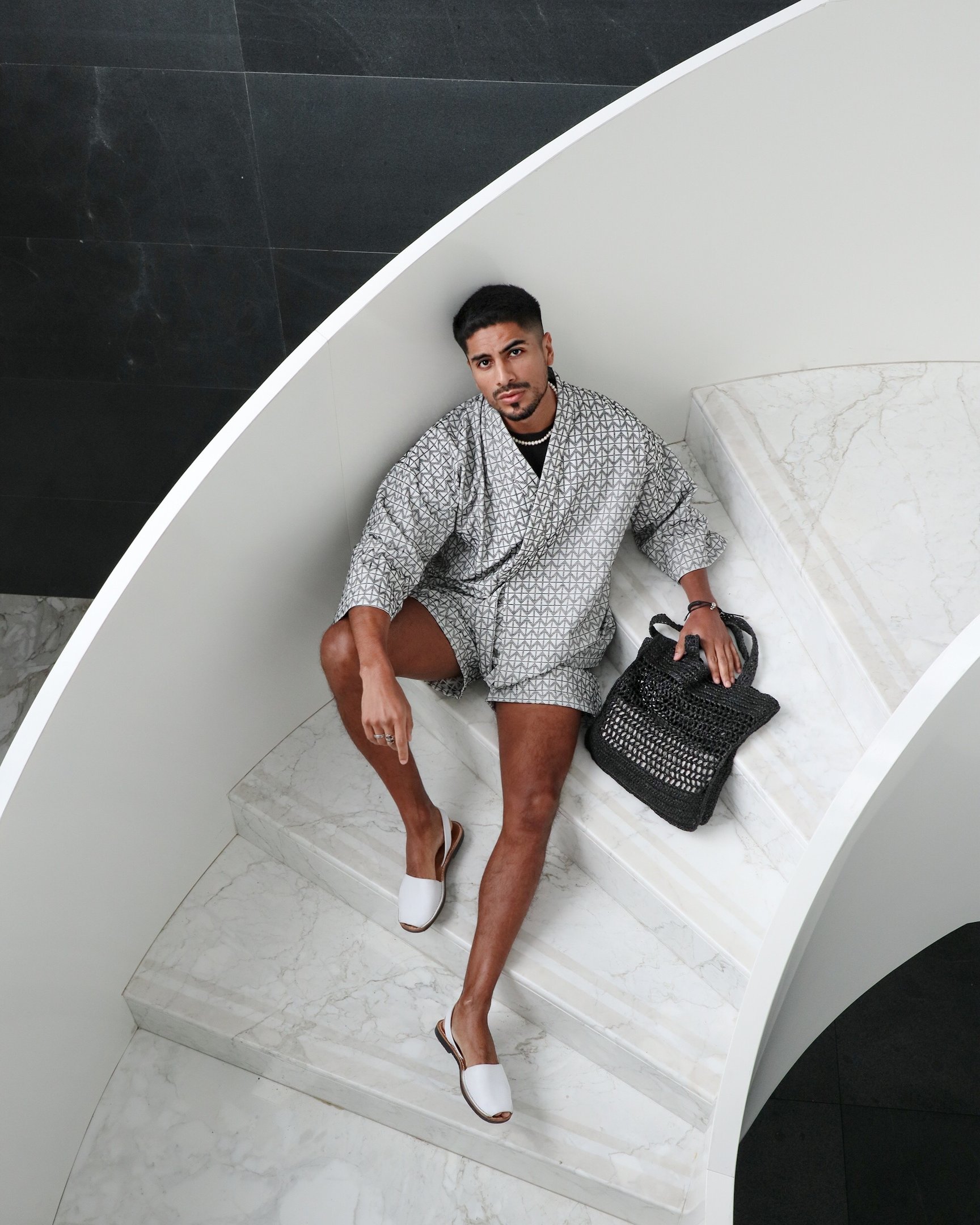 Dany Peña international model and actor in luxury lifestyle fashion portrait