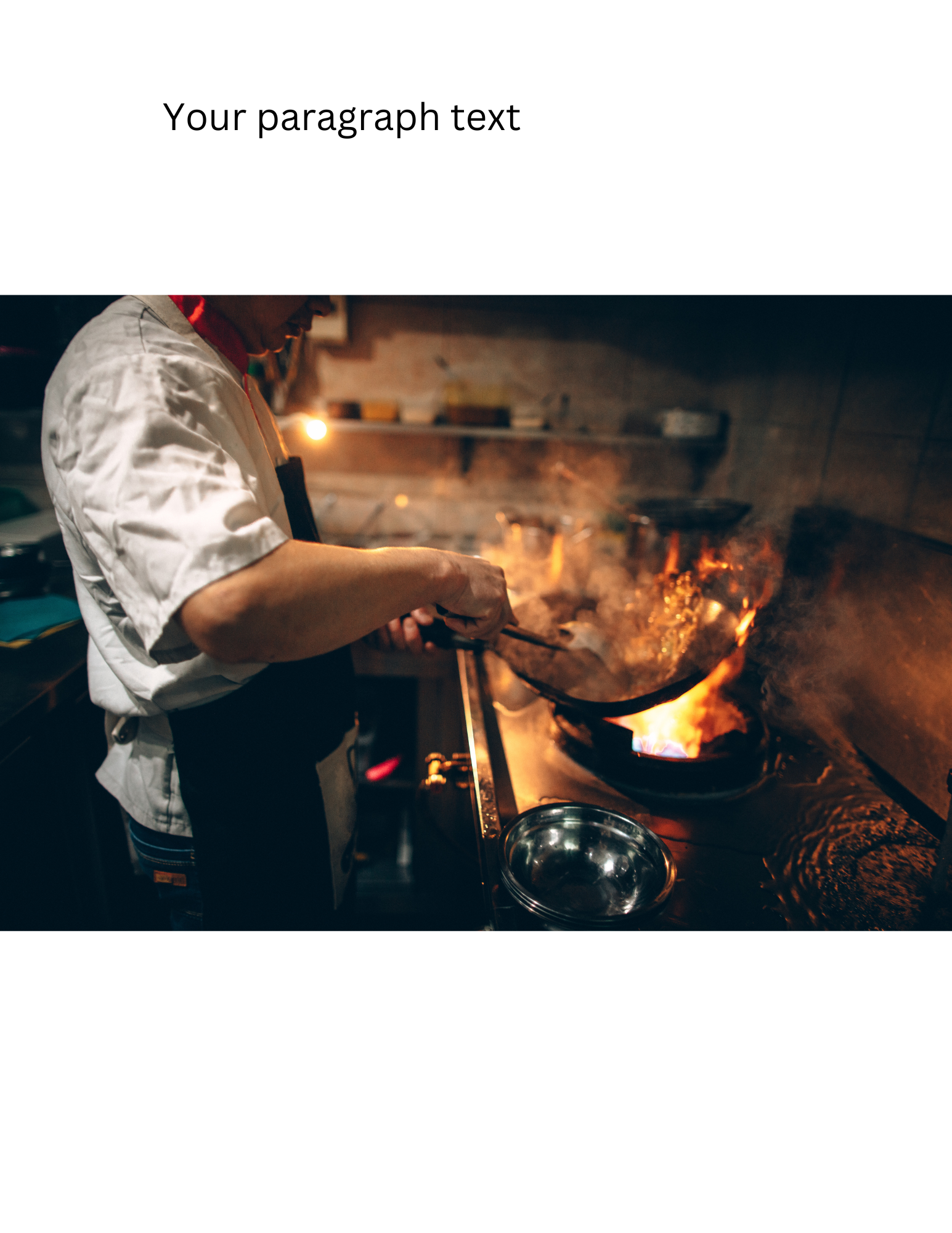 cook preparing delicious catering meals