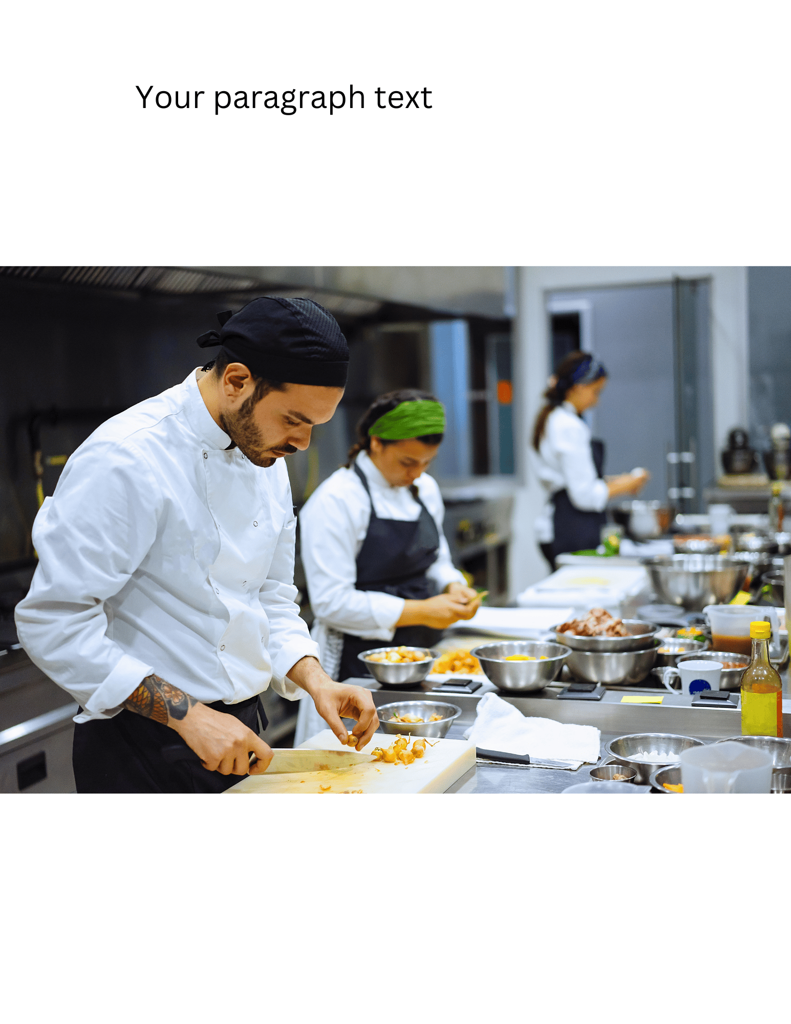 catering chefs team
