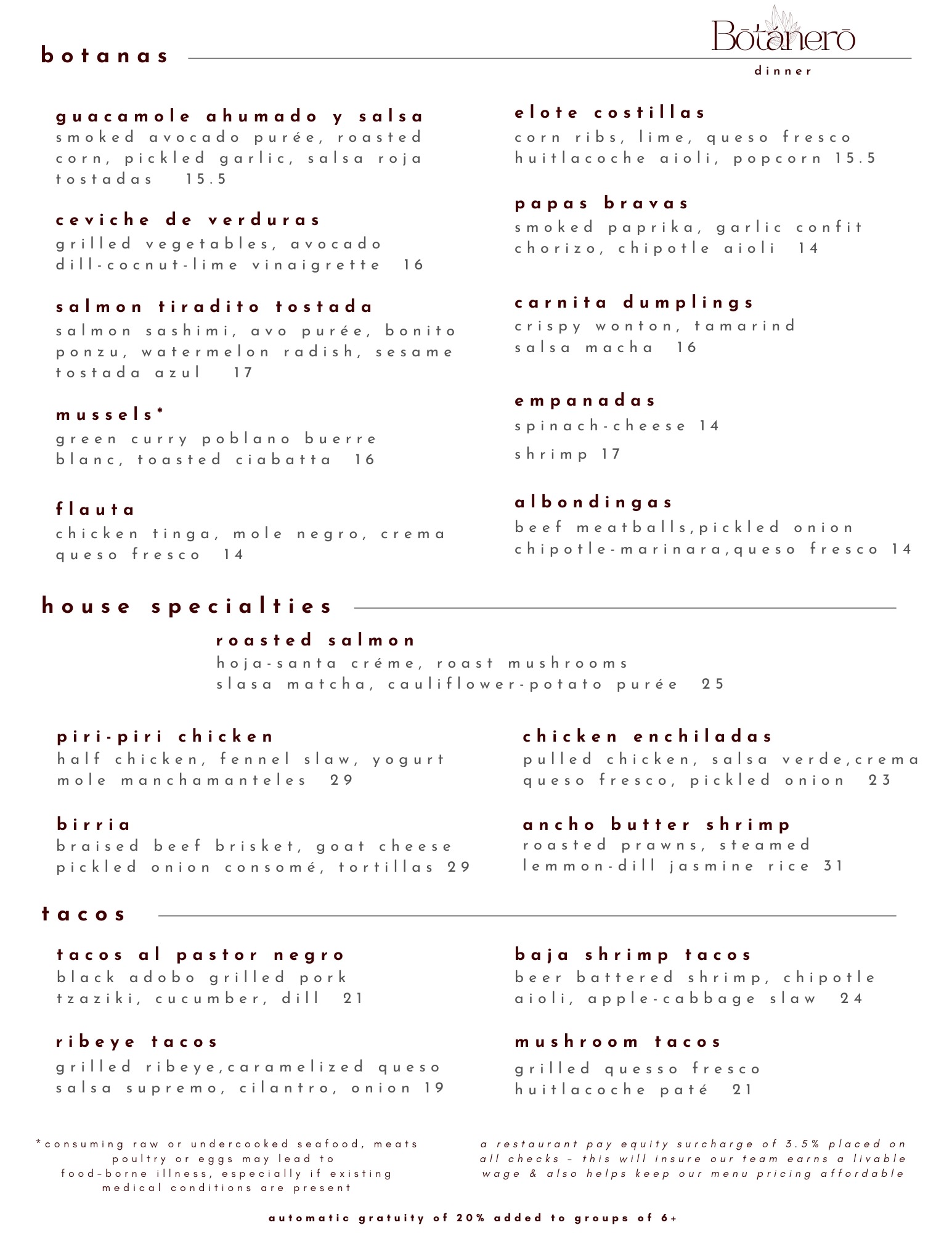 botanas - mexican food - tacos - best tacos chicago - cocktail lounge - Birria