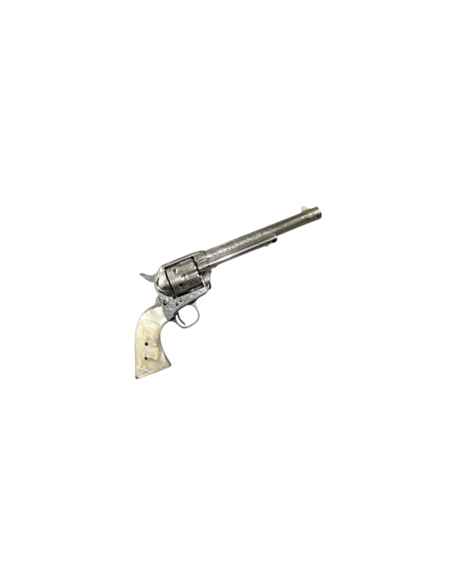 Antique silver pistol. 