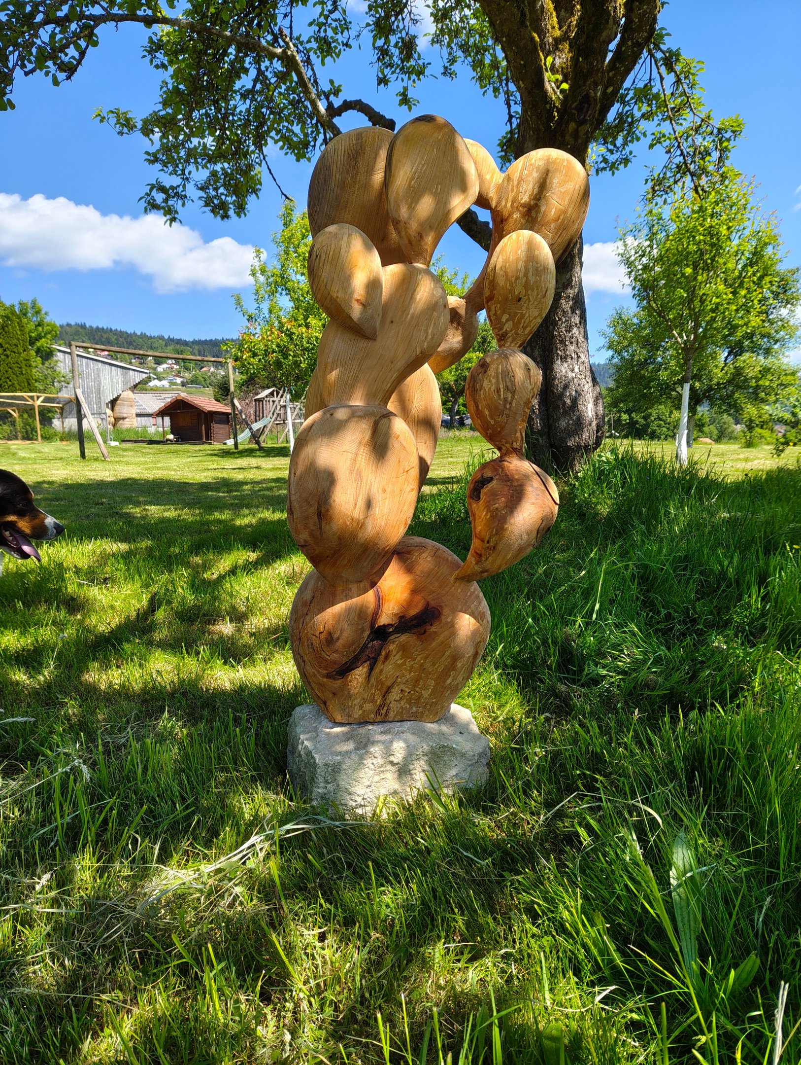sculpture cactus corail  Aubin Thiriat 