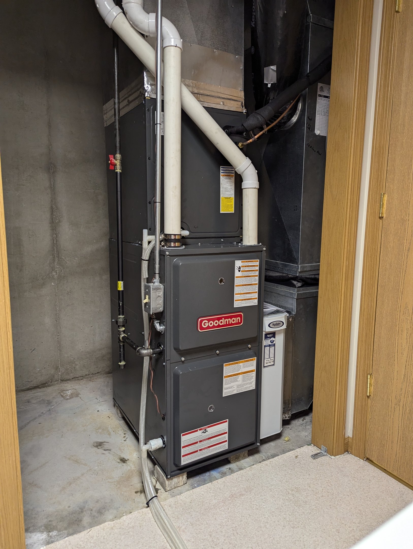 A new furnace for this family in Reeseville, WI will have them heating their house this winter.
