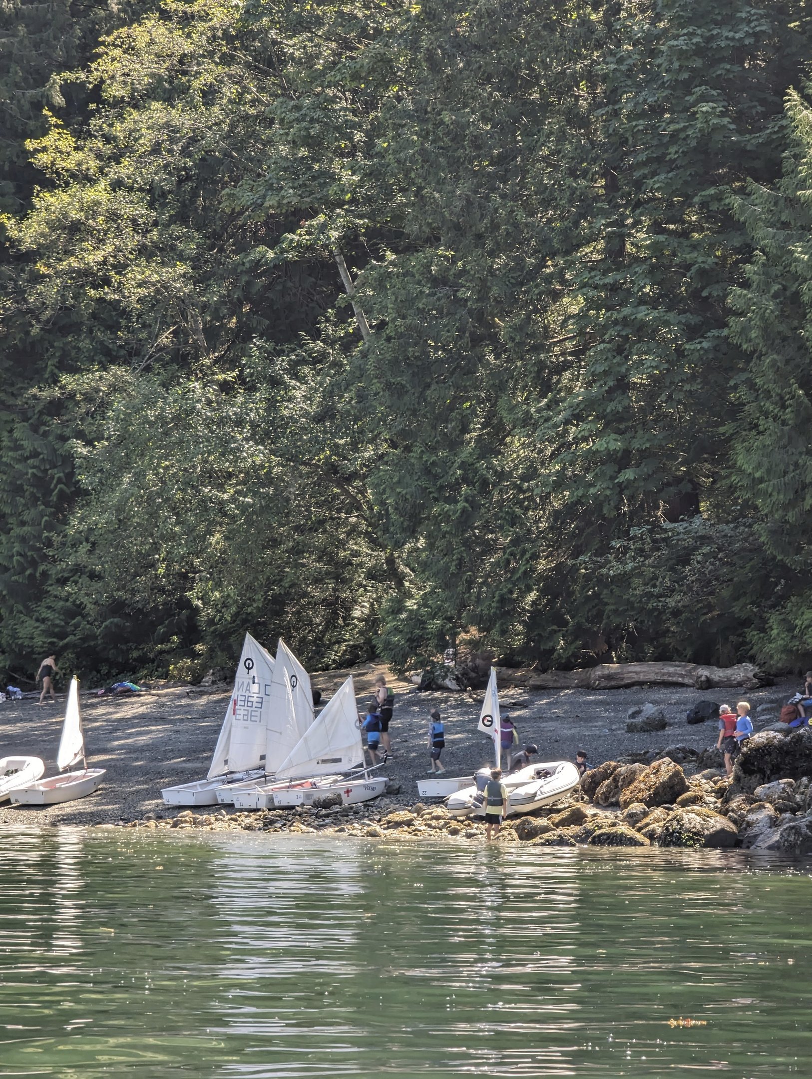 Our opti program is for sailors ages 7 to 9. Learn fun skills on the ocean this summer!