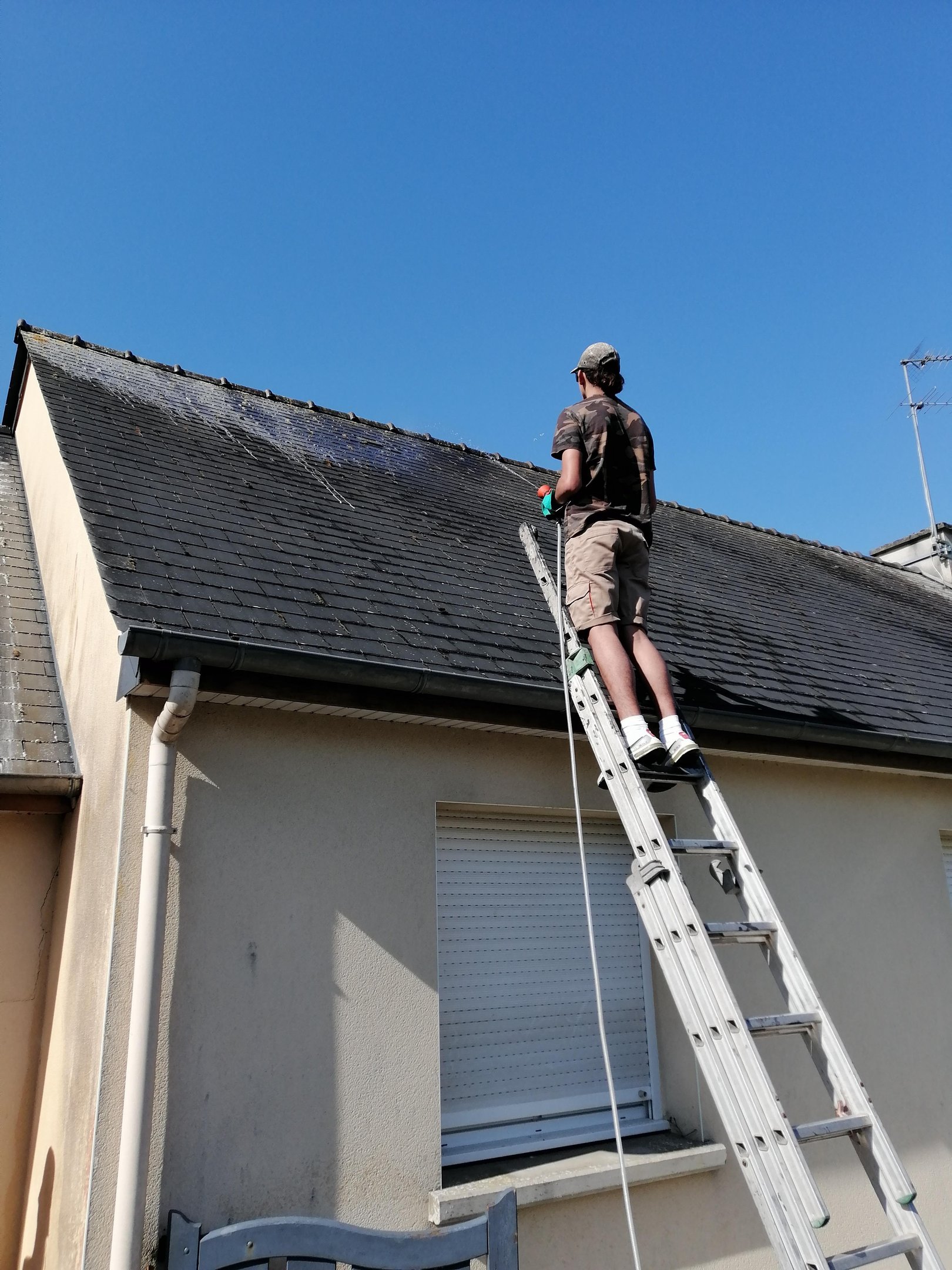 Traitement antimousse toiture 35
