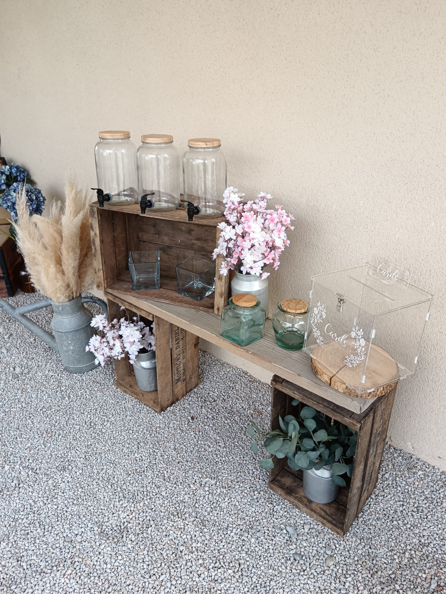 fleurs blanches et roses