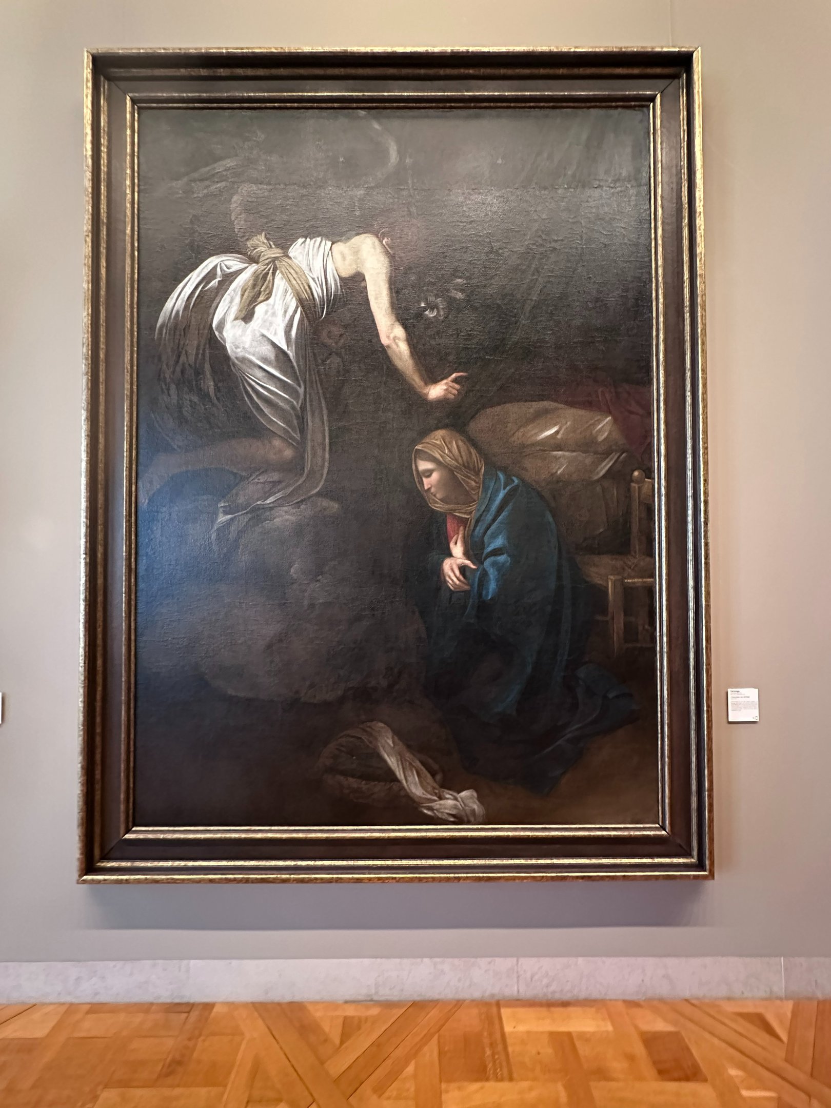 L'Annonciation 1607/1610 Caravaggio ©16mag