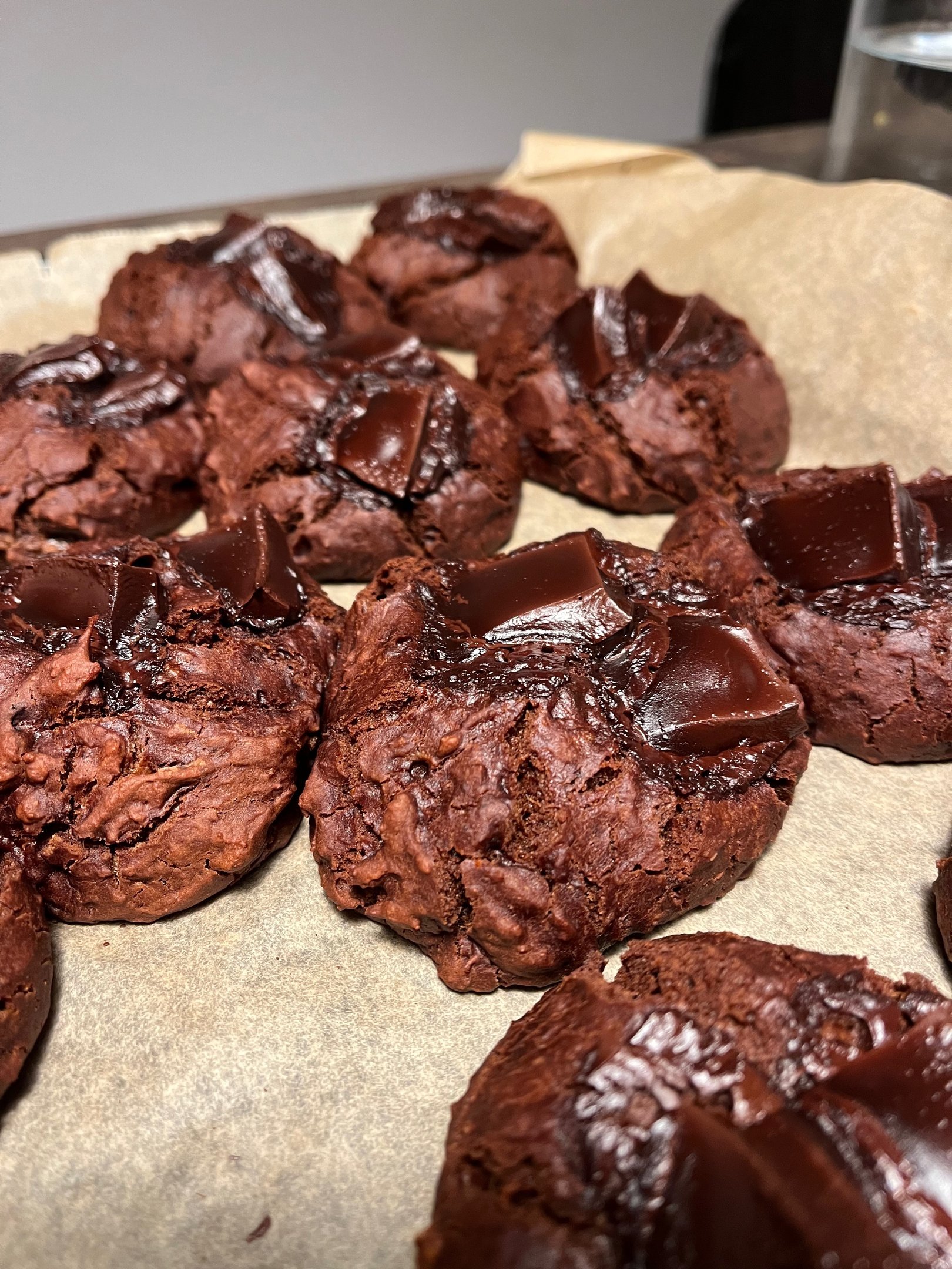 Cookies moelleux à la courge et au chocolat. Crédit photo Terres & Graines
