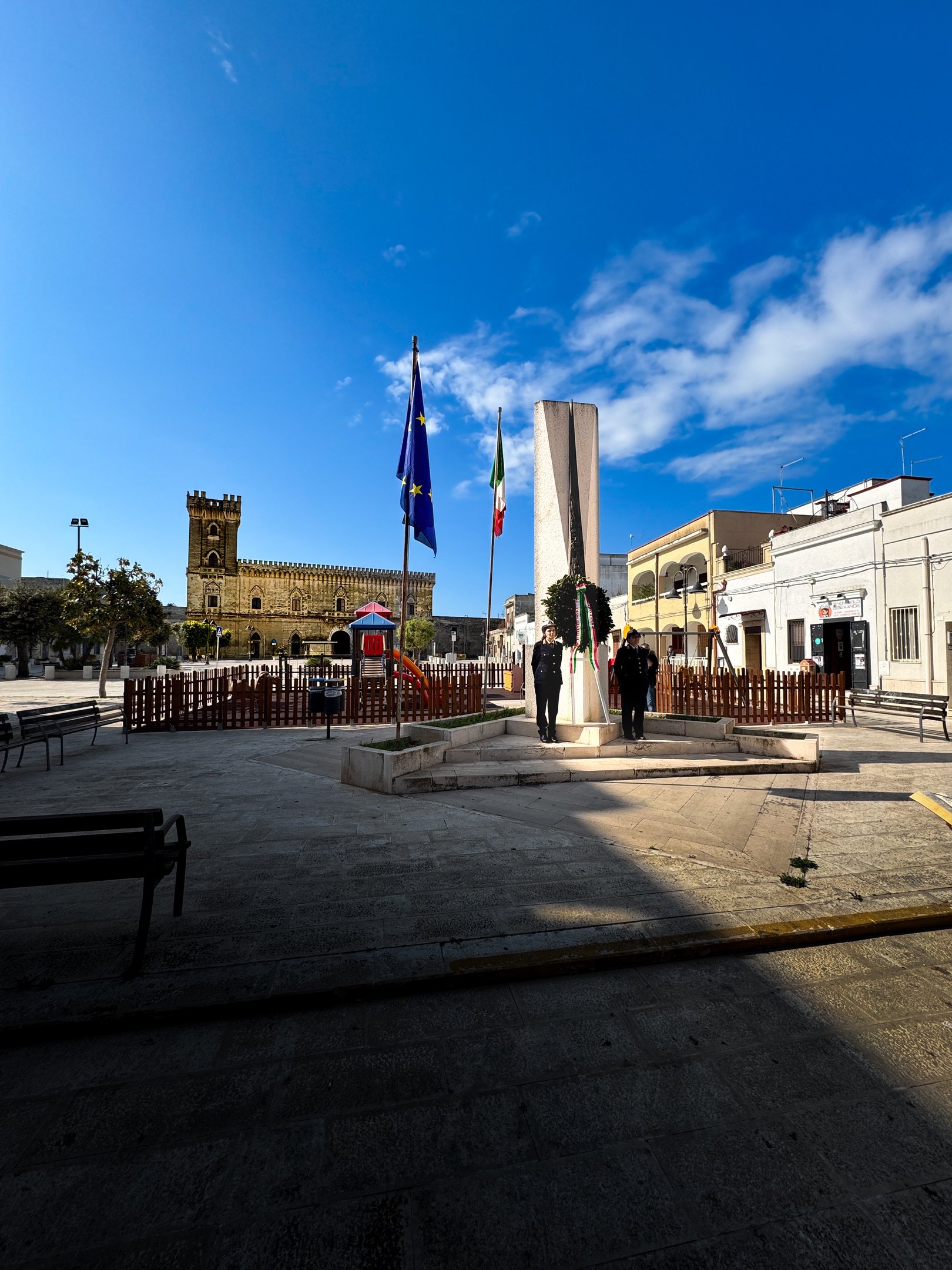 monumento ai caduti a monteparano 25 aprile 2025 