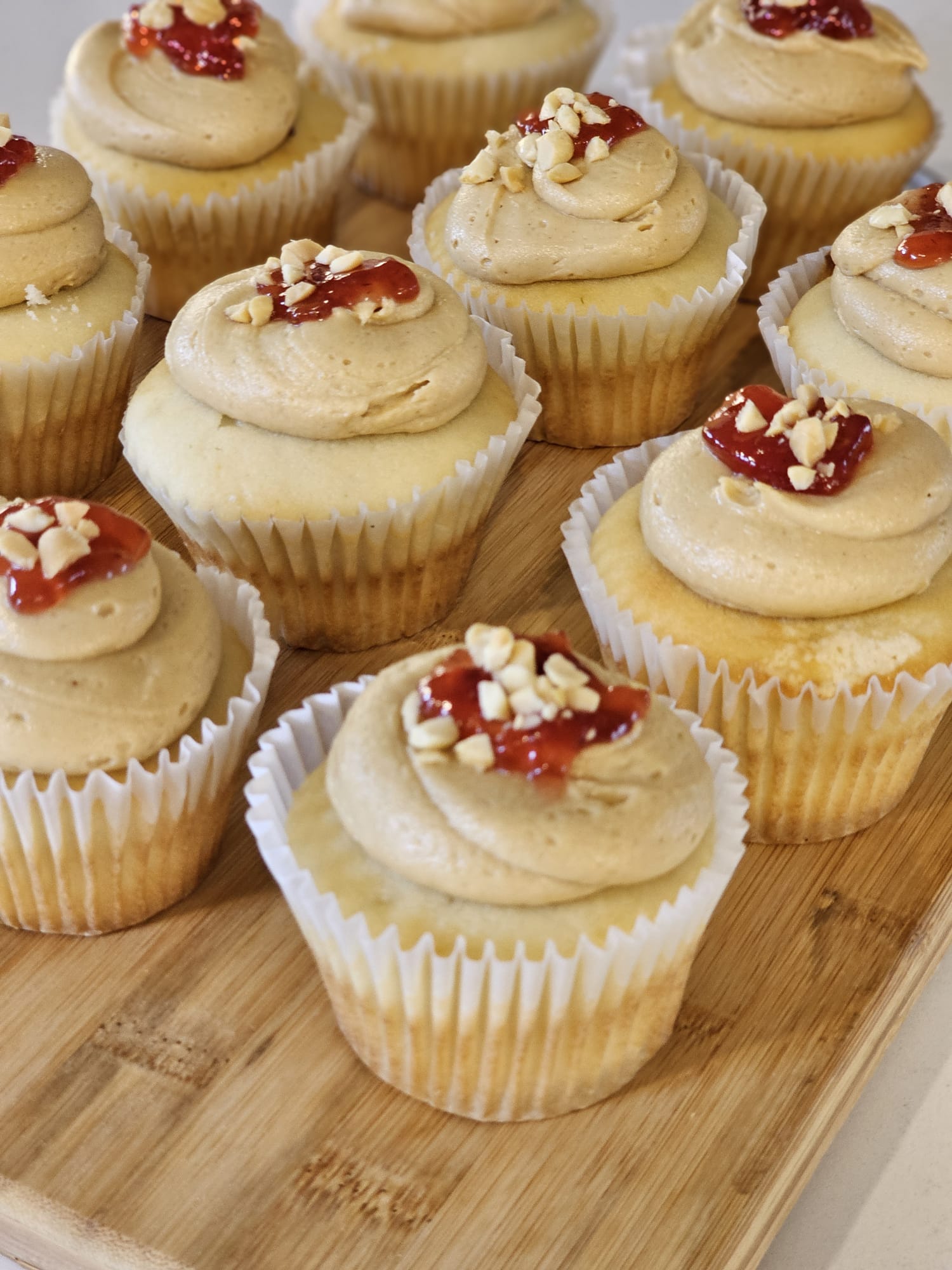 Enjoy our Peanut Butter and Jelly Cupcake