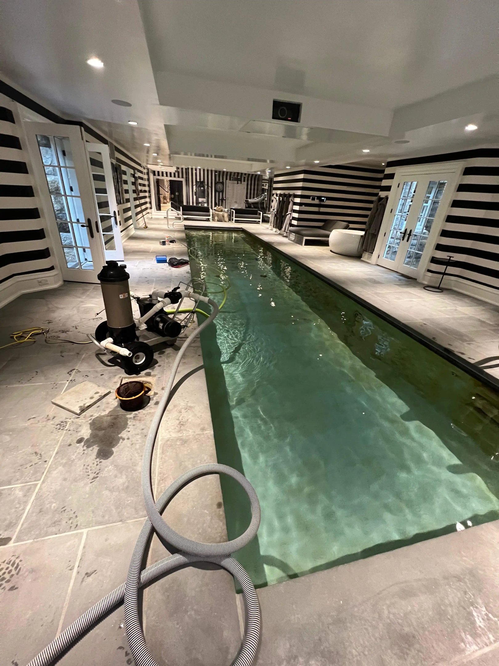 Professional pool maintenance services by Eagleview Pool Care, ensuring safe and efficient pooL