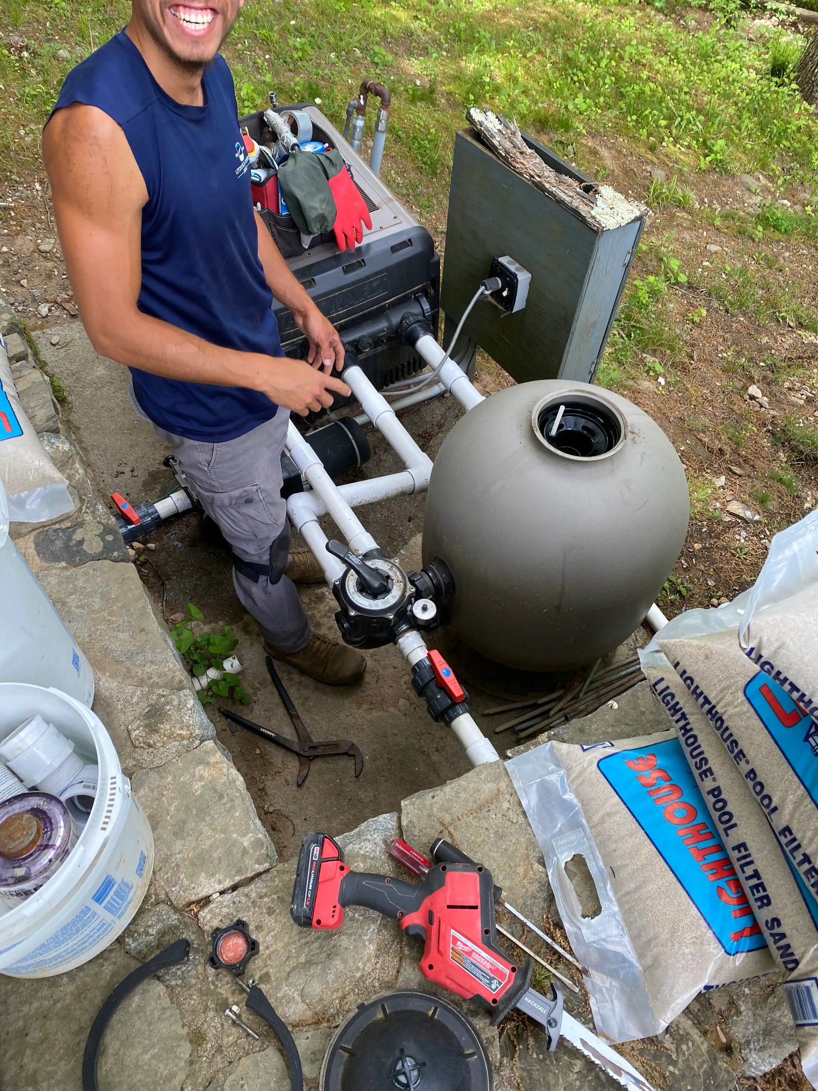 Eagleview Pool Care offers expert filter cleaning to improve pool water quality and extend the life 