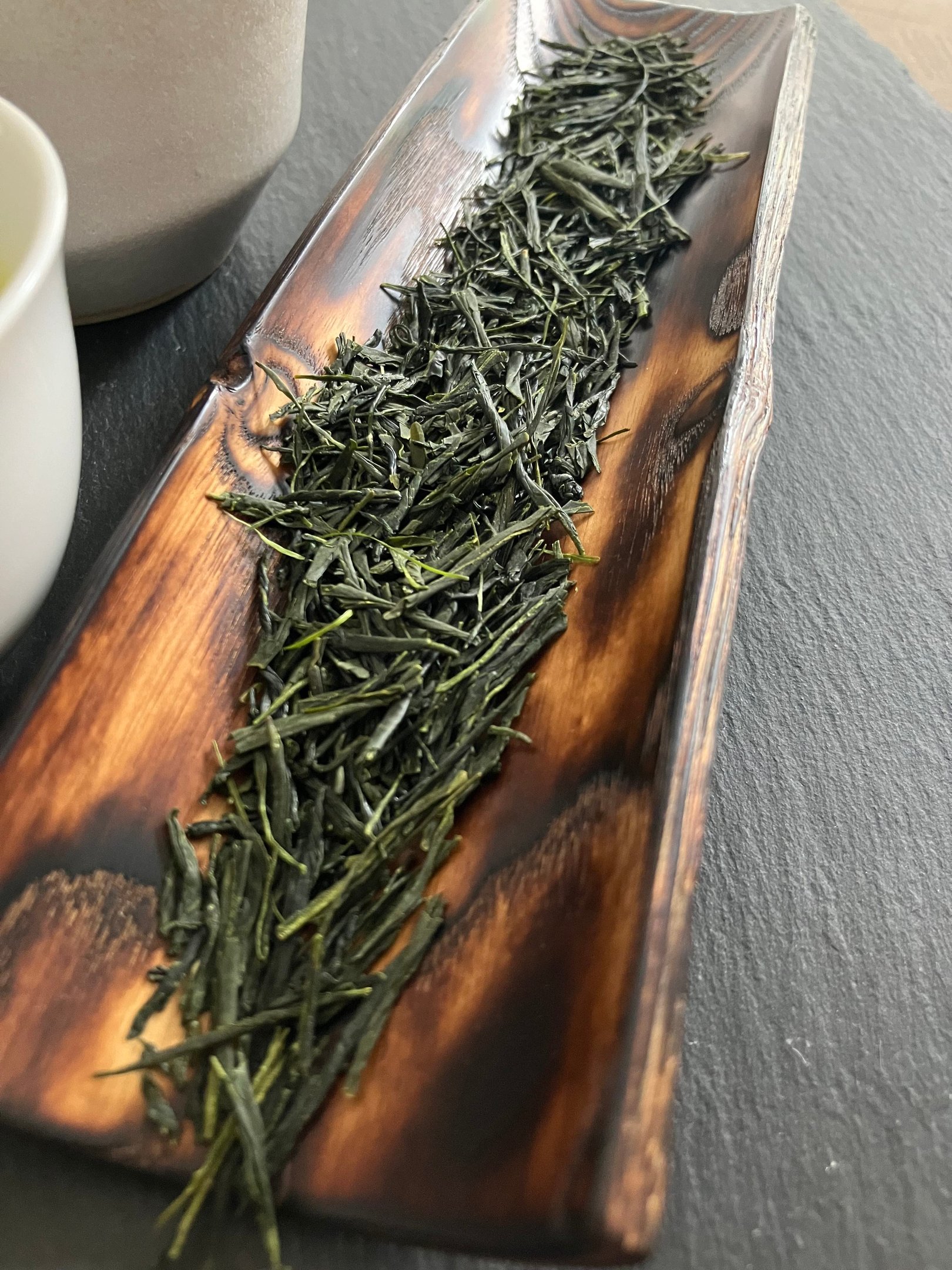 Feuilles de thé vert sencha